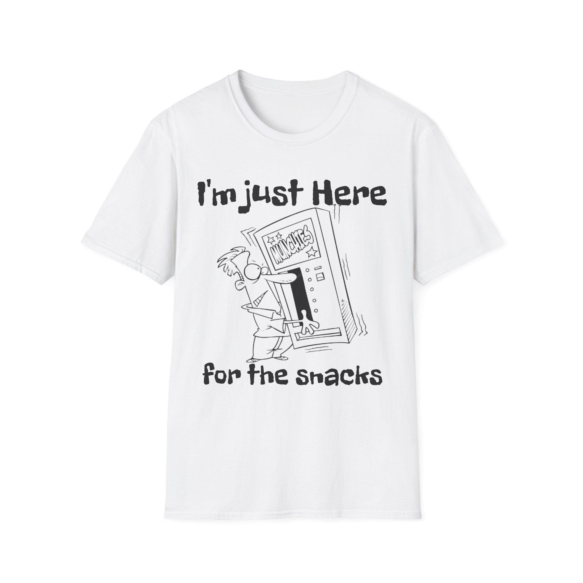 I'm Just Here For The Snacks Unisex SoftstyleT-Shirt