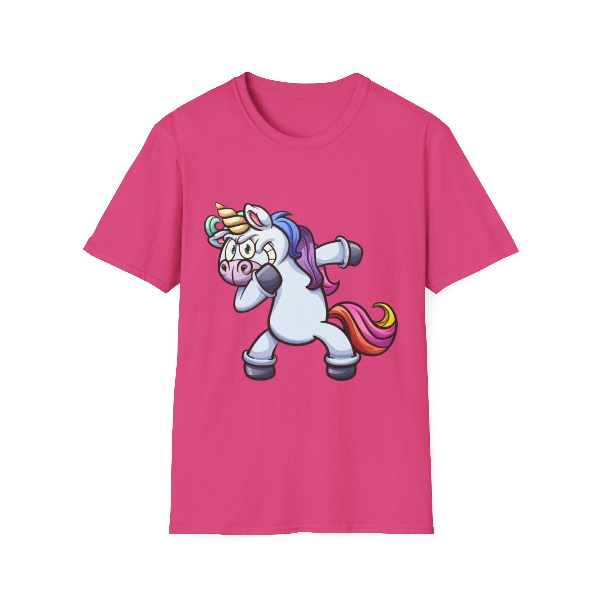 Dabbing Unicorn Unisex Softstyle T-shirt
