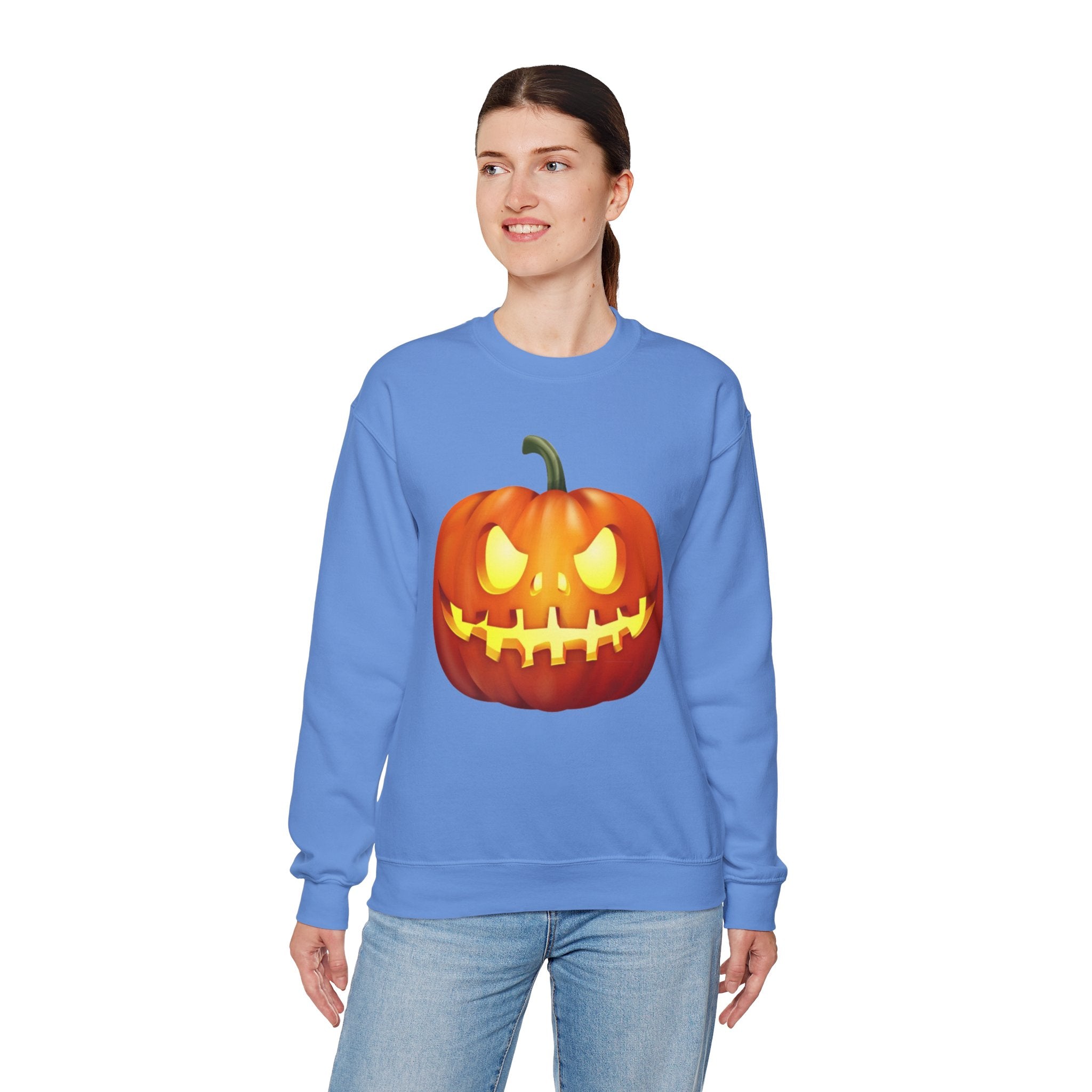 Halloween Pumpkin Unisex Heavy Blend™ Crewneck Sweatshirt