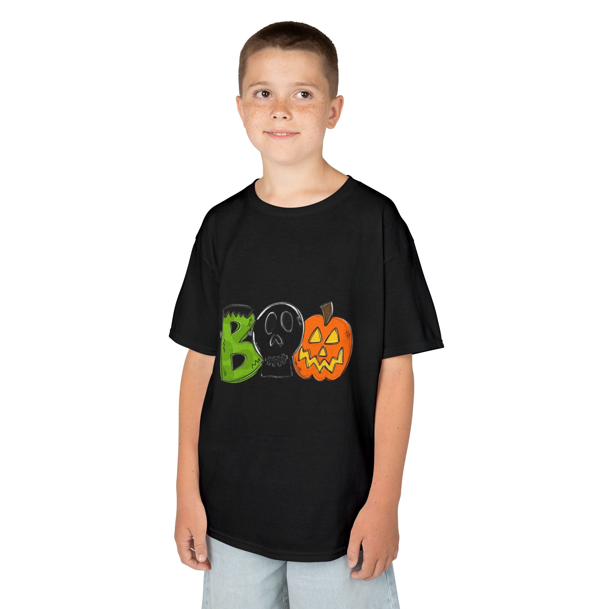 Halloween BOO Kids Short Sleeve T-Shirt