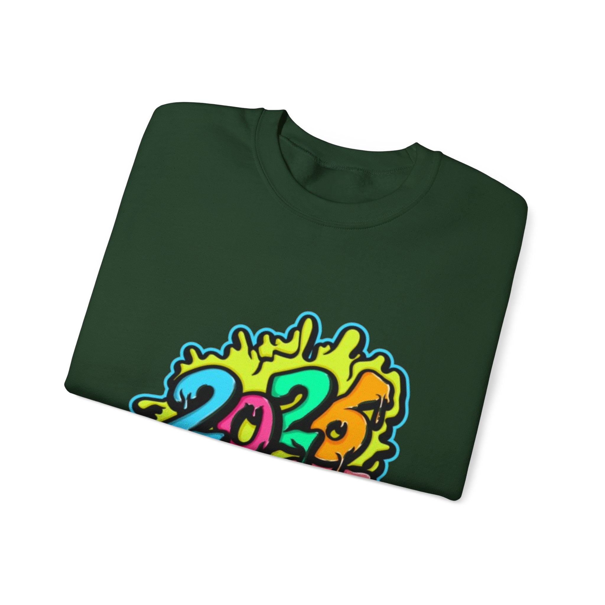 2026 Colorful Drip Design Unisex Sweatshirt