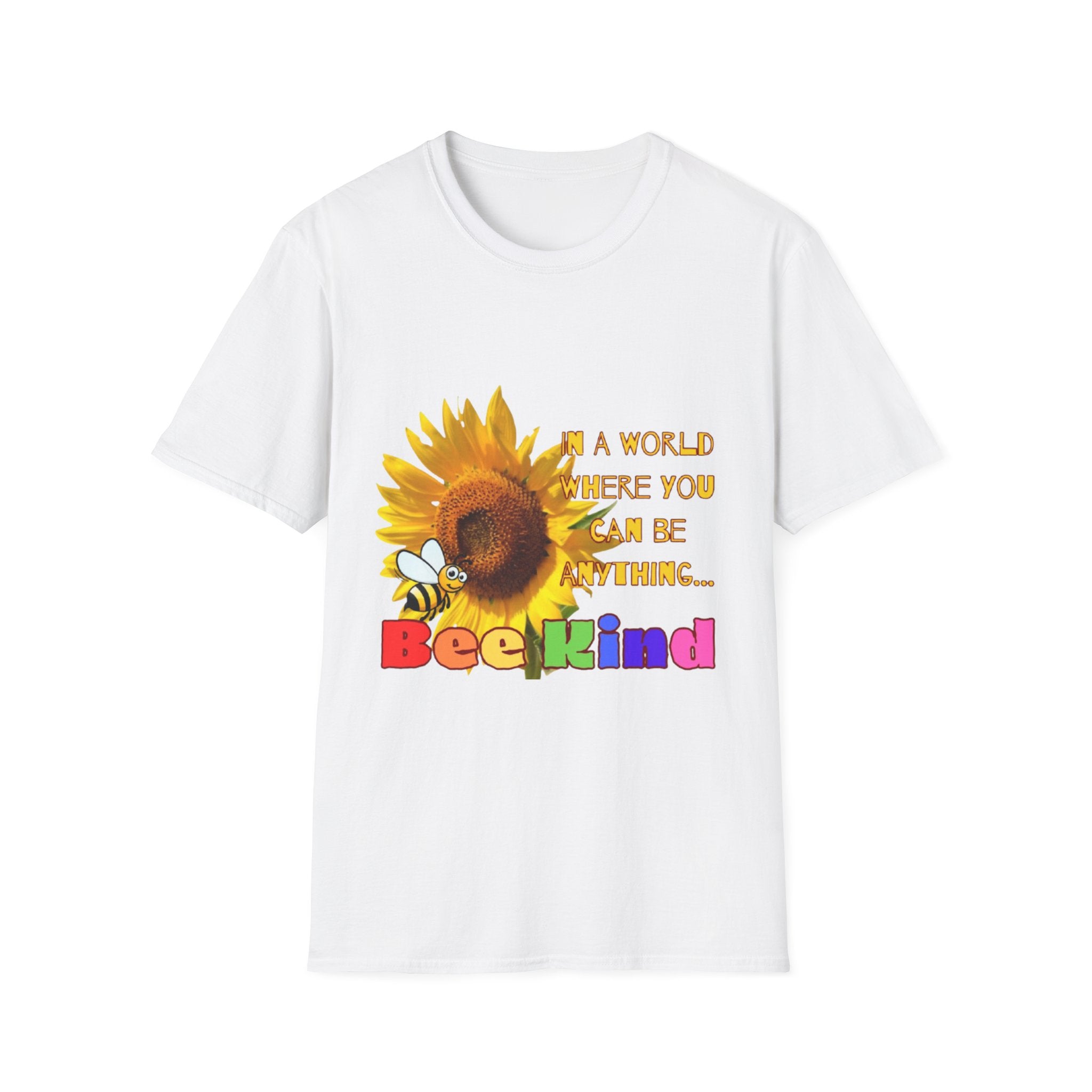 Bee Kind Sunflower Unisex Softstyle T-Shirt