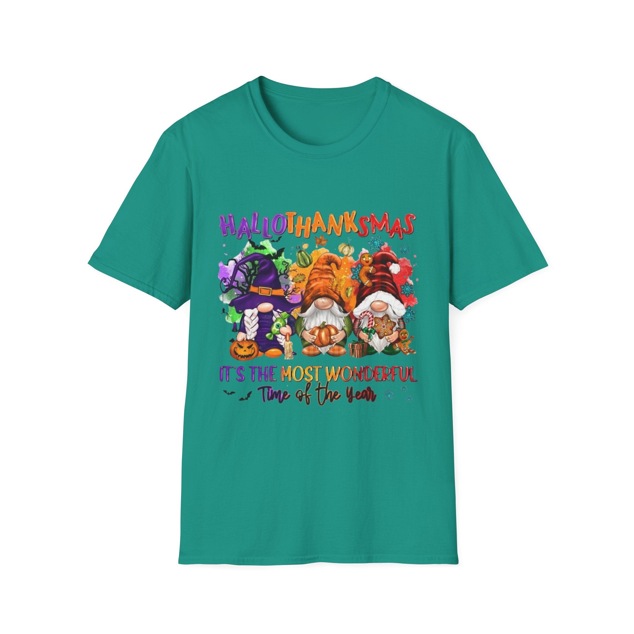 Happy Hallothanksmas Unisex Softstyle T-Shirt
