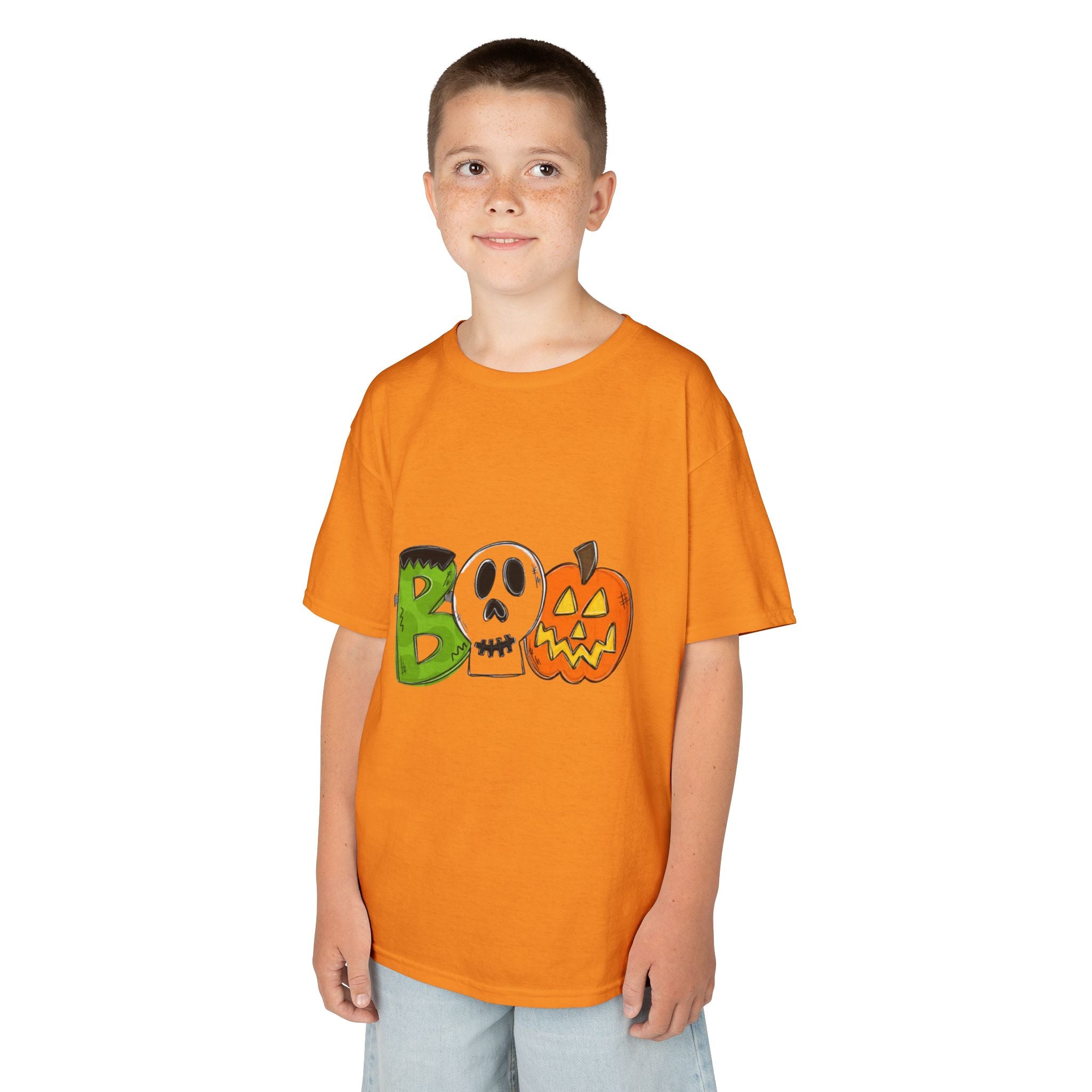 Halloween BOO Kids Short Sleeve T-Shirt