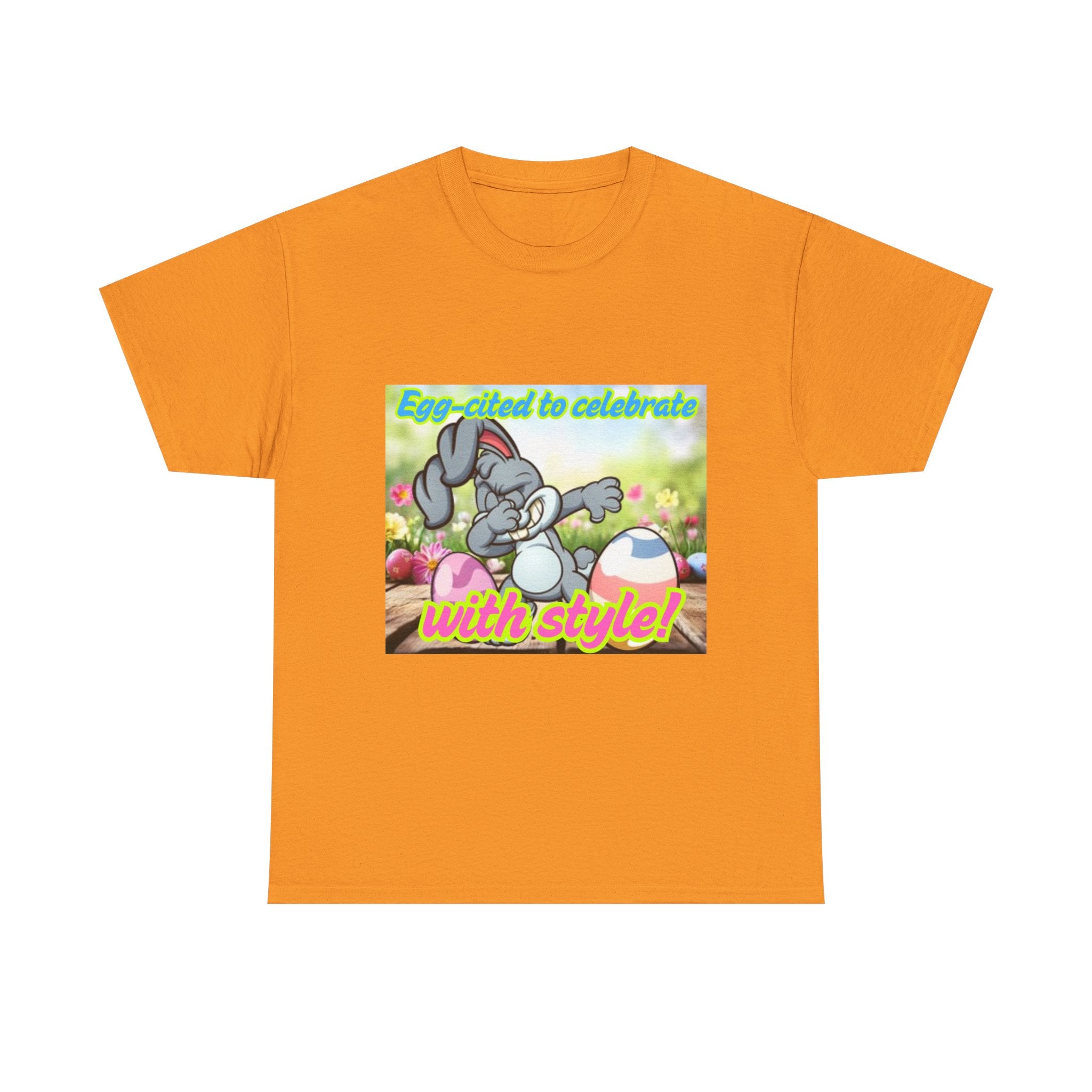 Egg-cited to Celebrate With Style Unisex Heavy Cotton T-Shirt