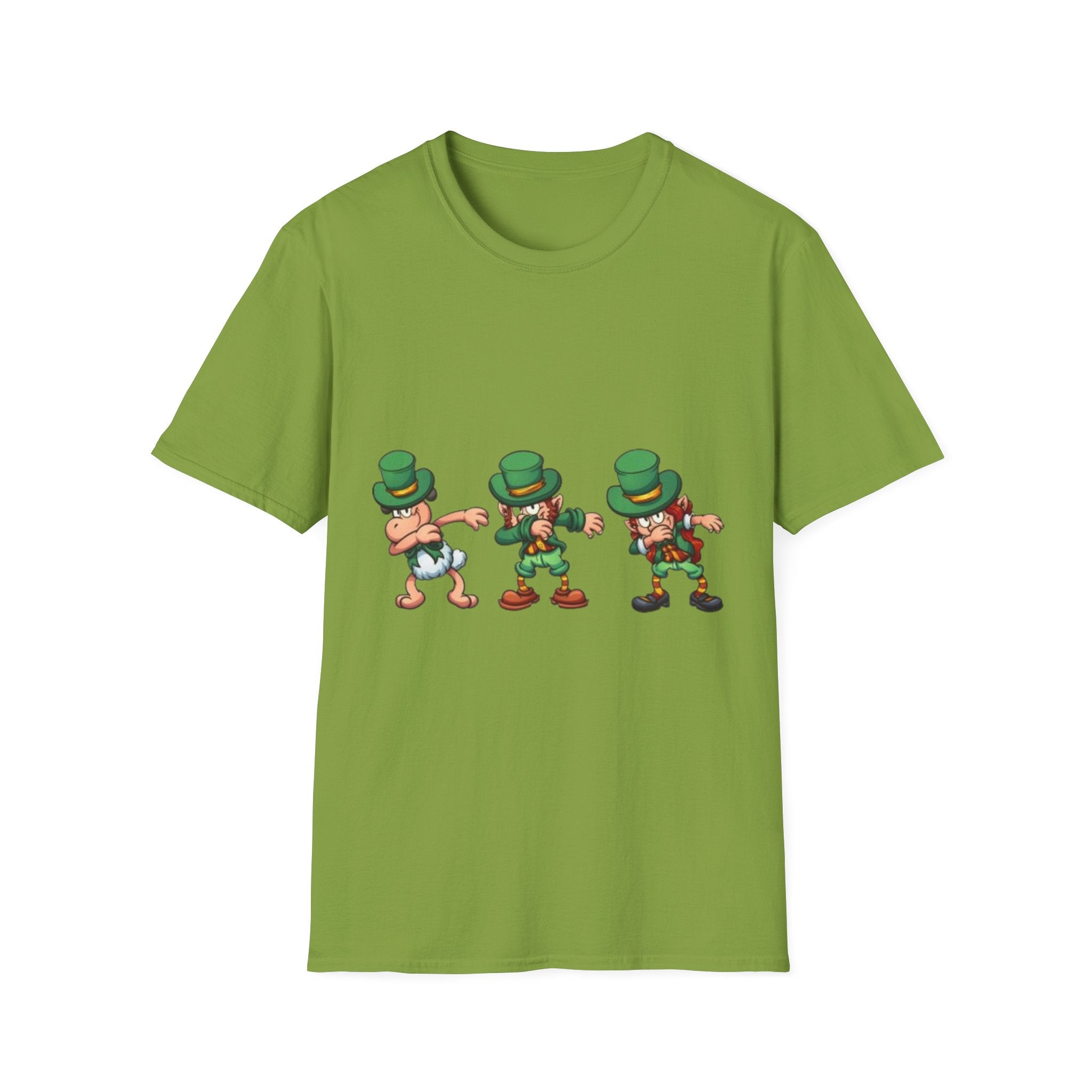 Dabbing Leprechaun Unisex Softstyle T-Shirt