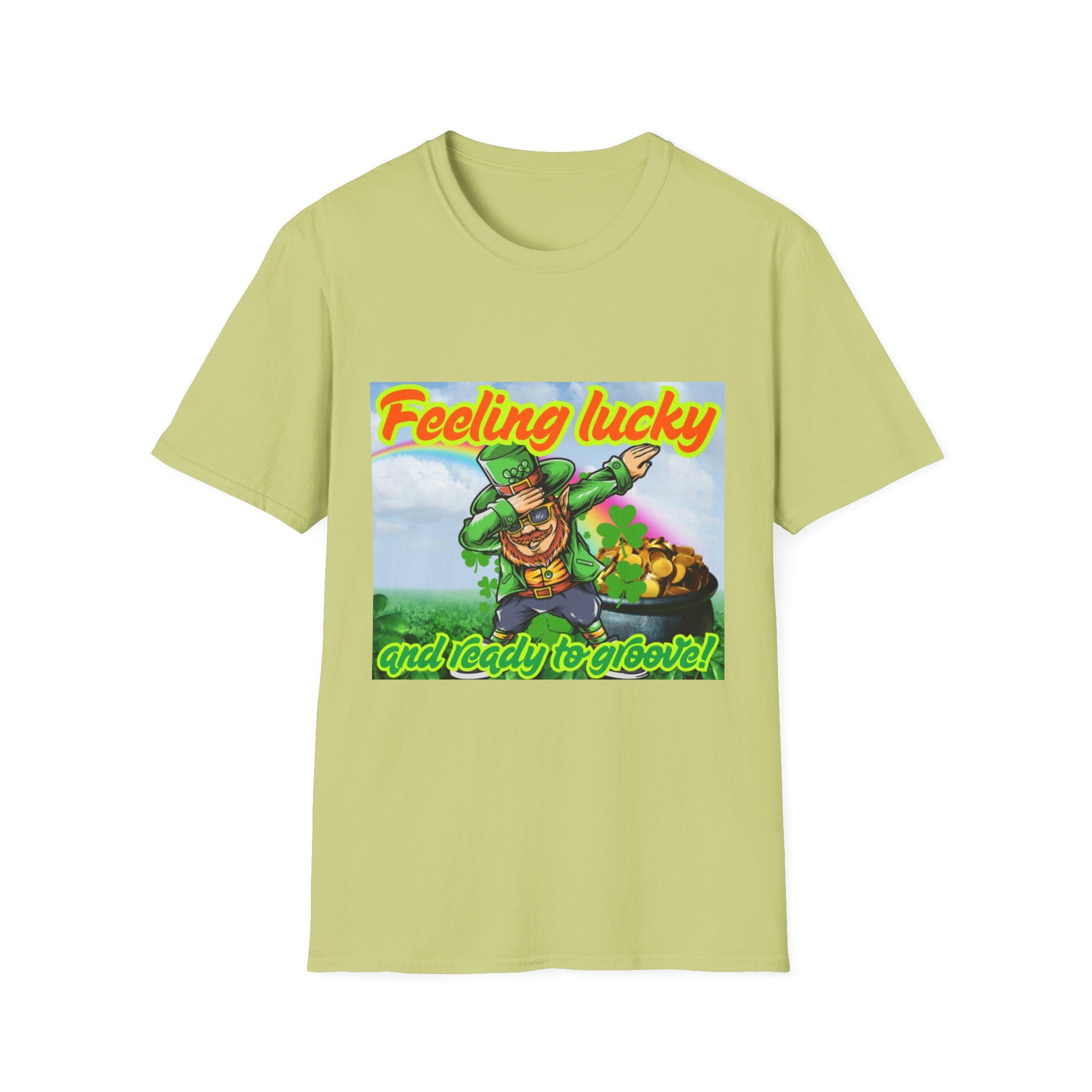 Feeling Lucky And Ready To Groove! Unisex Softstyle T-Shirt