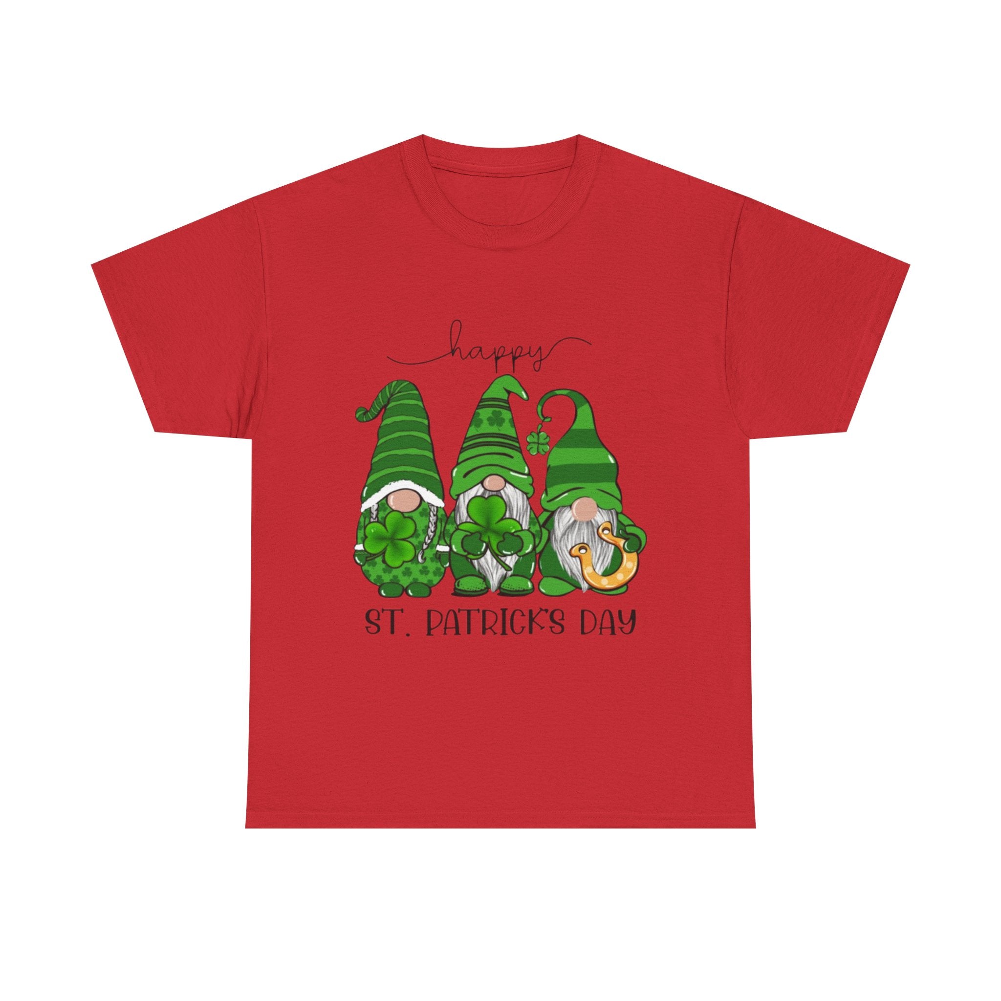 Happy St. Patrick’s Day Gnome Unisex Heavy Cotton T-Shirt