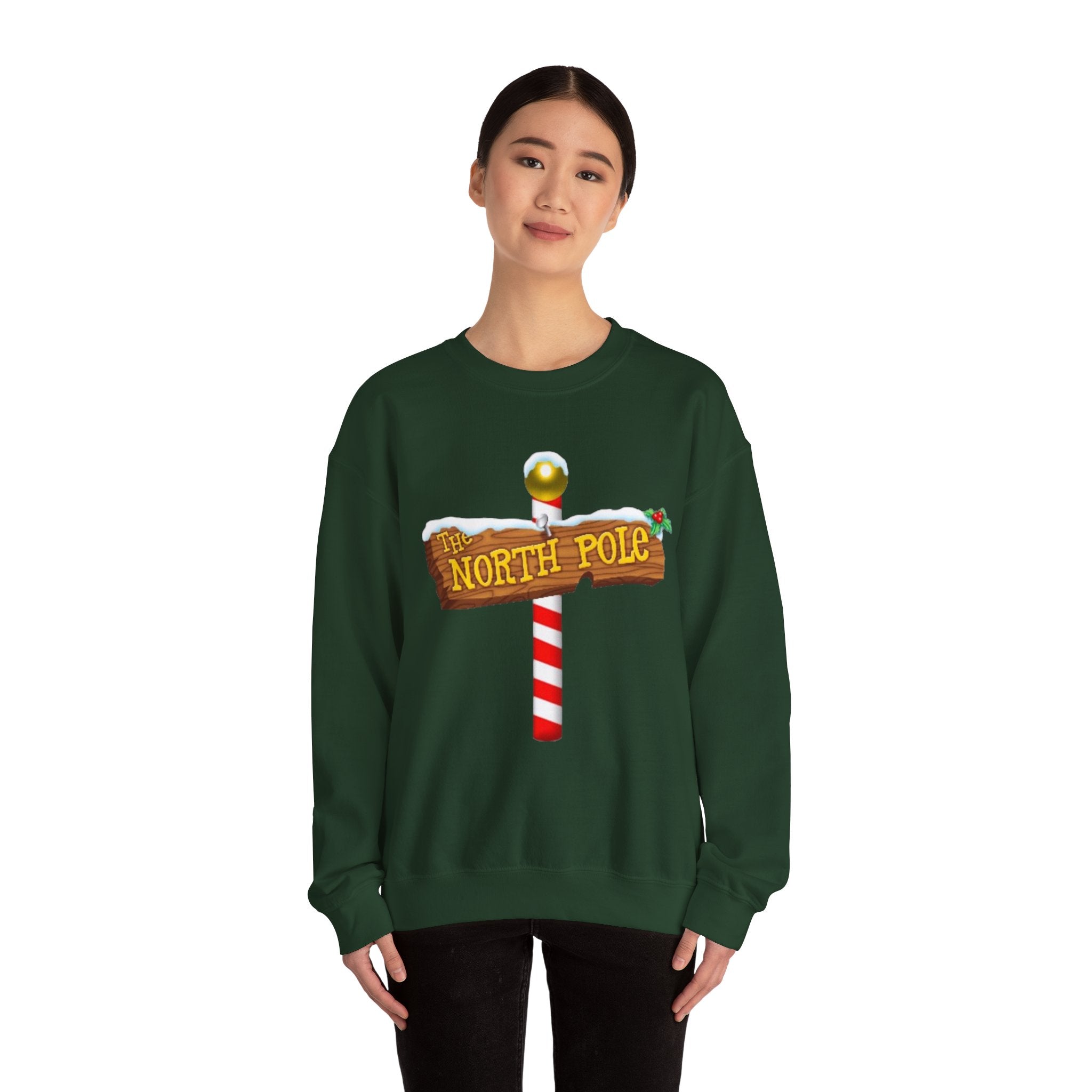 North Pole Unisex Heavy Blend™ Crewneck Sweatshirt
