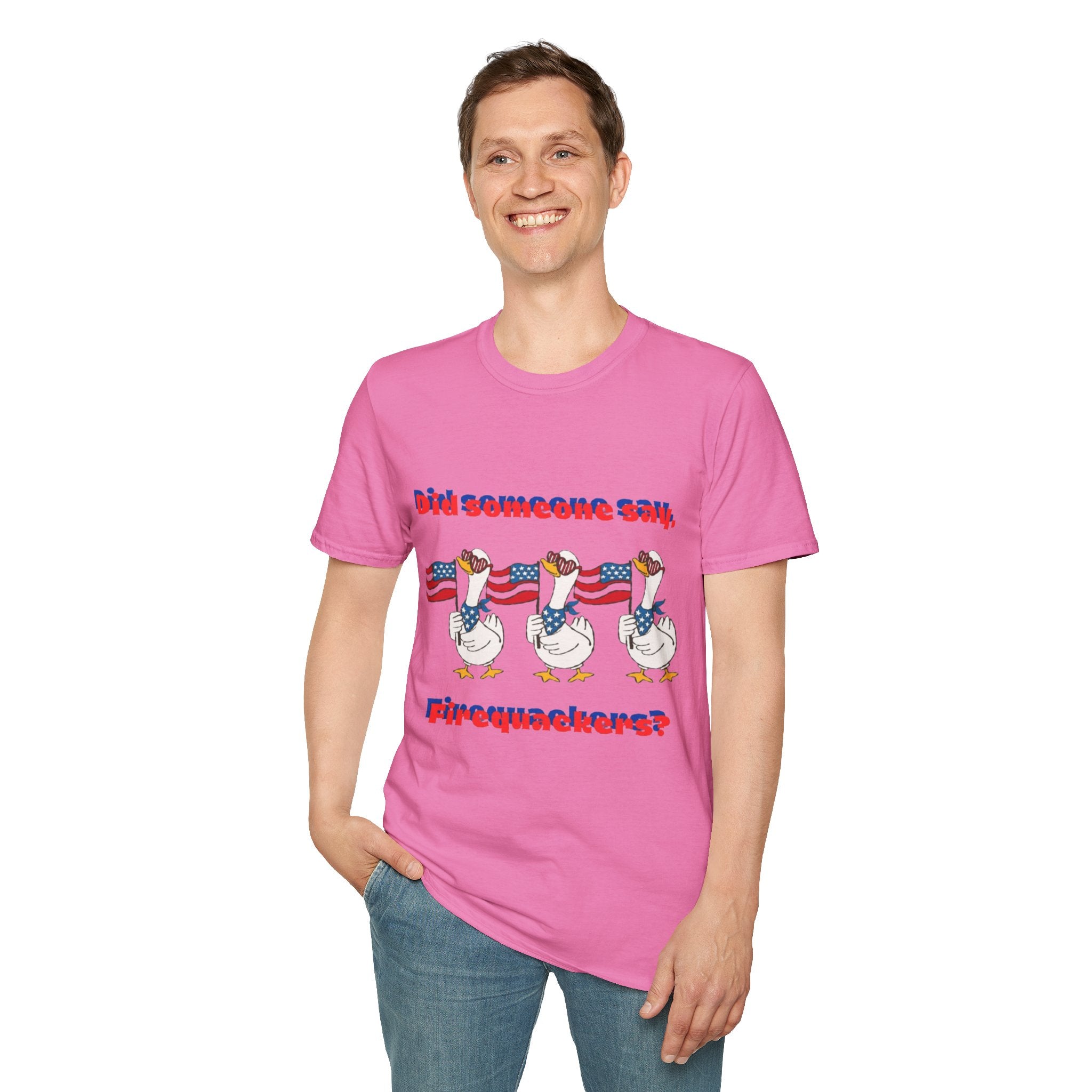 Firequackers Unisex Softstyle T-Shirt