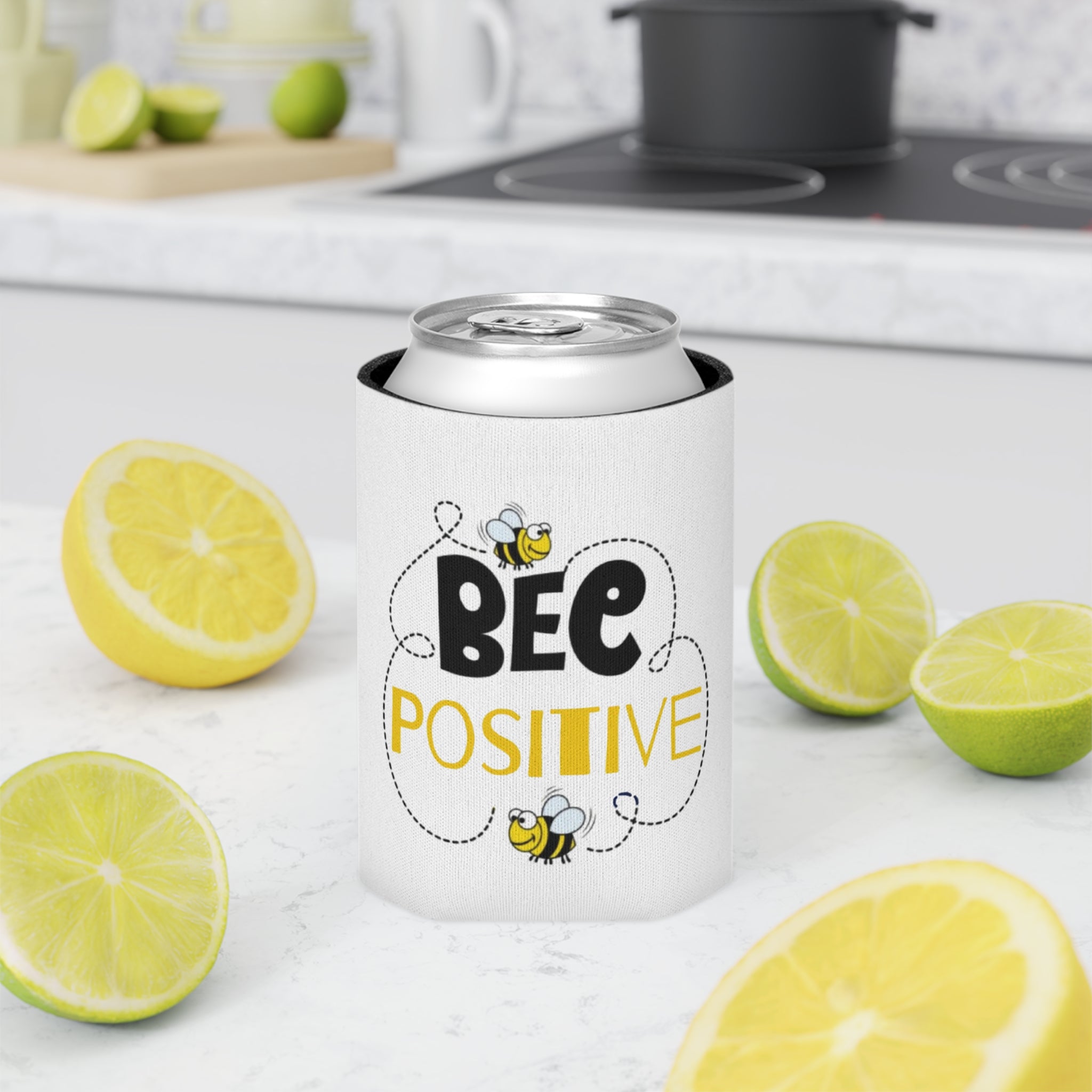 Bee Positive Koozie Can Cooler