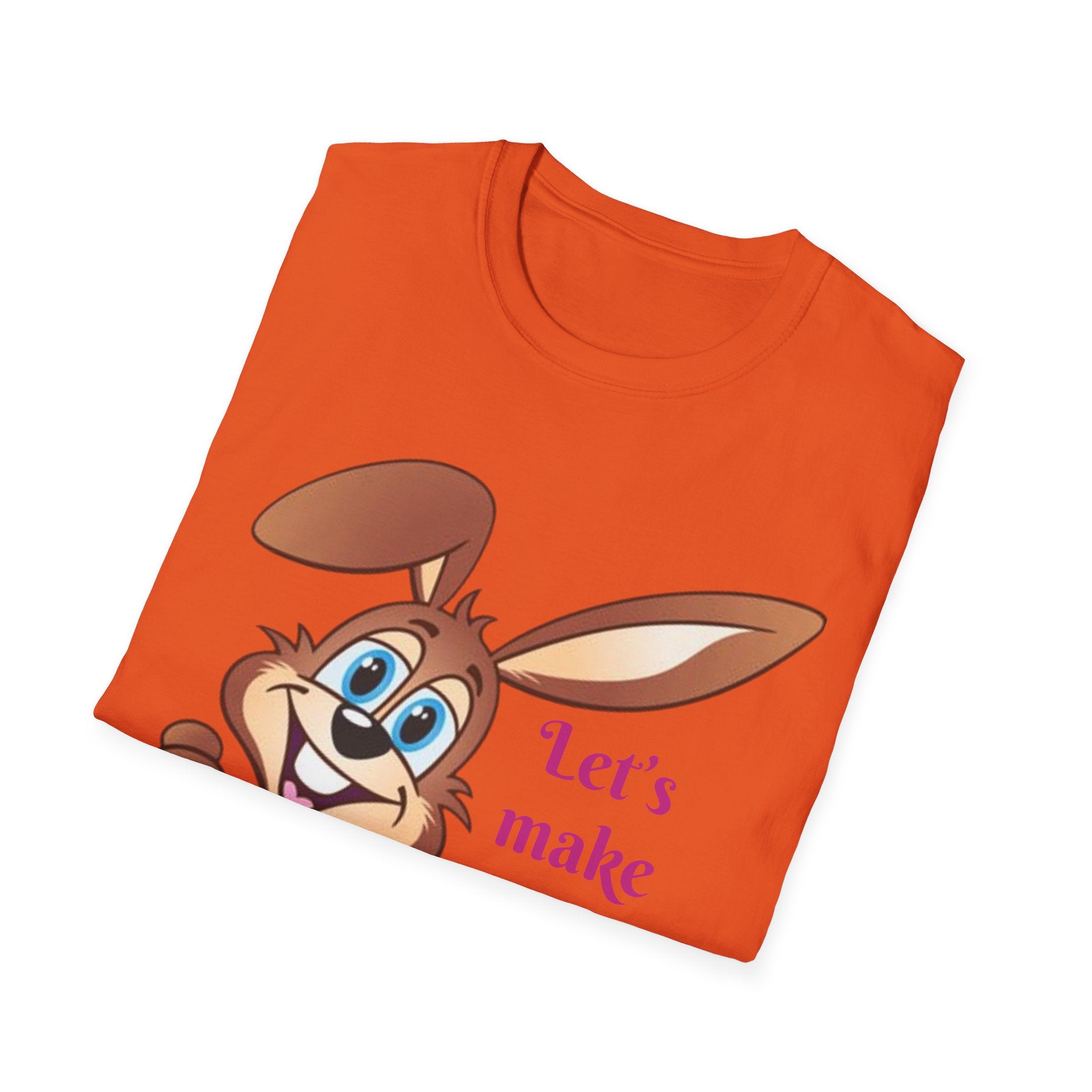 Let's make Today Amazing Together Bunny Unisex Softstyle T-Shirt