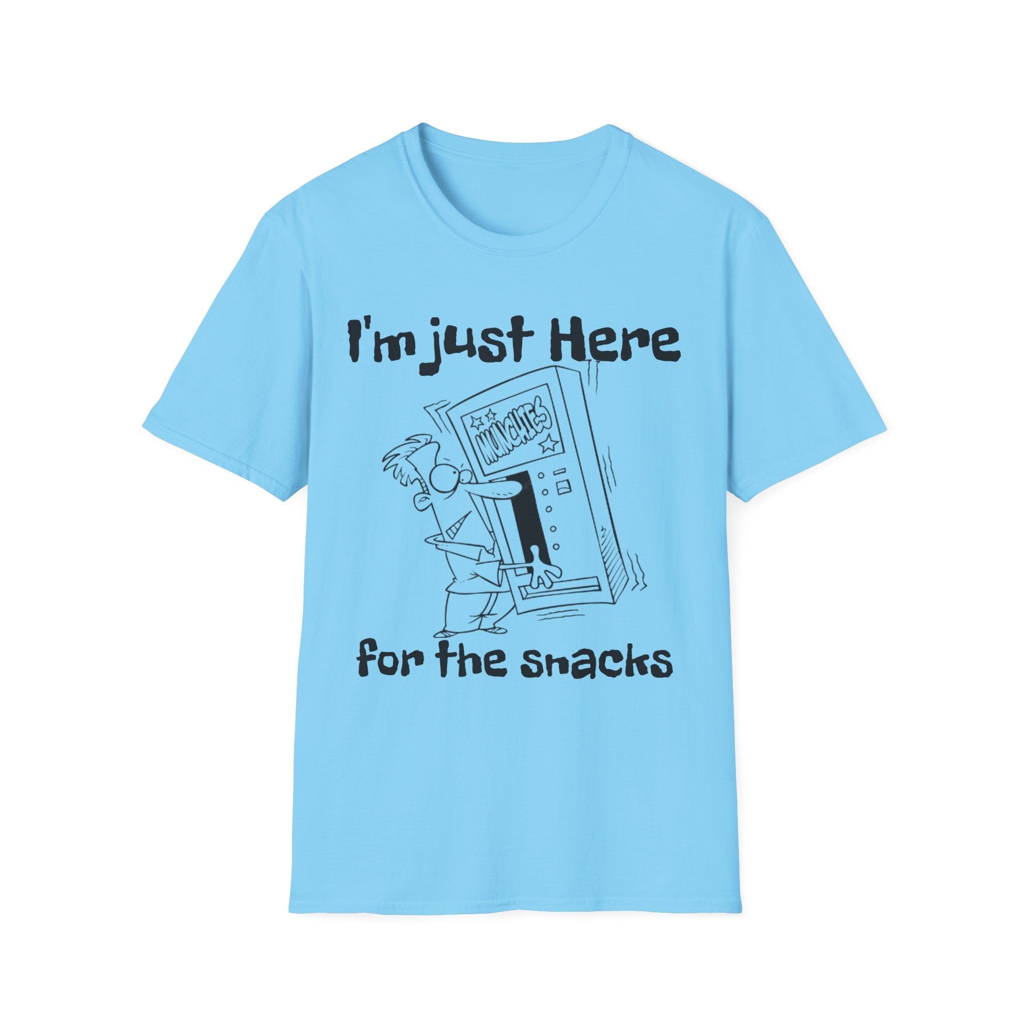I'm Just Here For The Snacks Unisex SoftstyleT-Shirt
