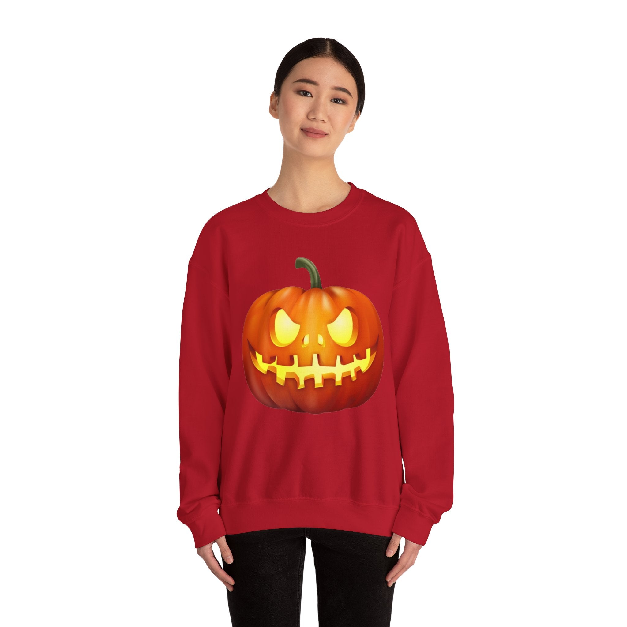 Halloween Pumpkin Unisex Heavy Blend™ Crewneck Sweatshirt