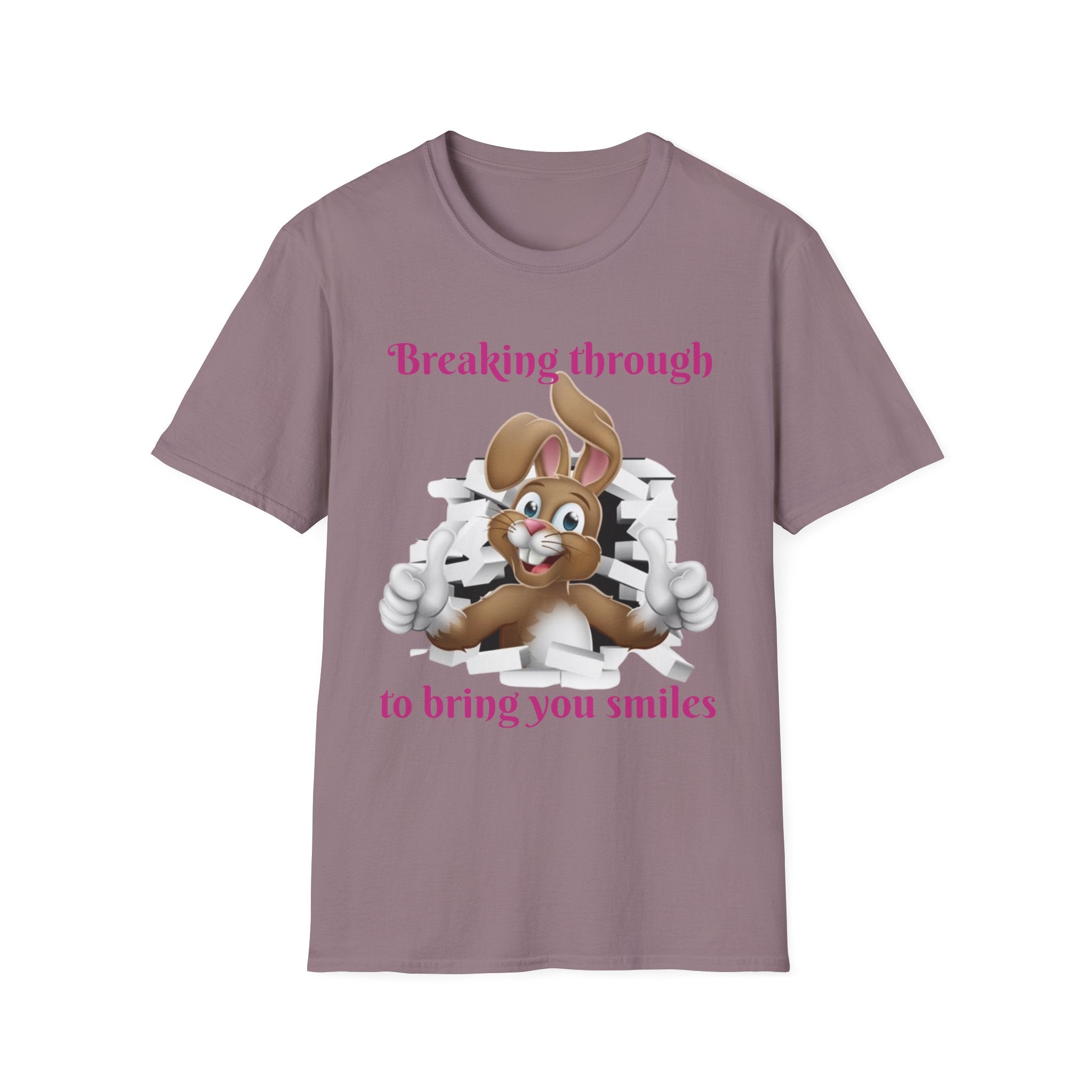 Breaking Through To Bring You Smiles Unisex Softstyle T-Shirt