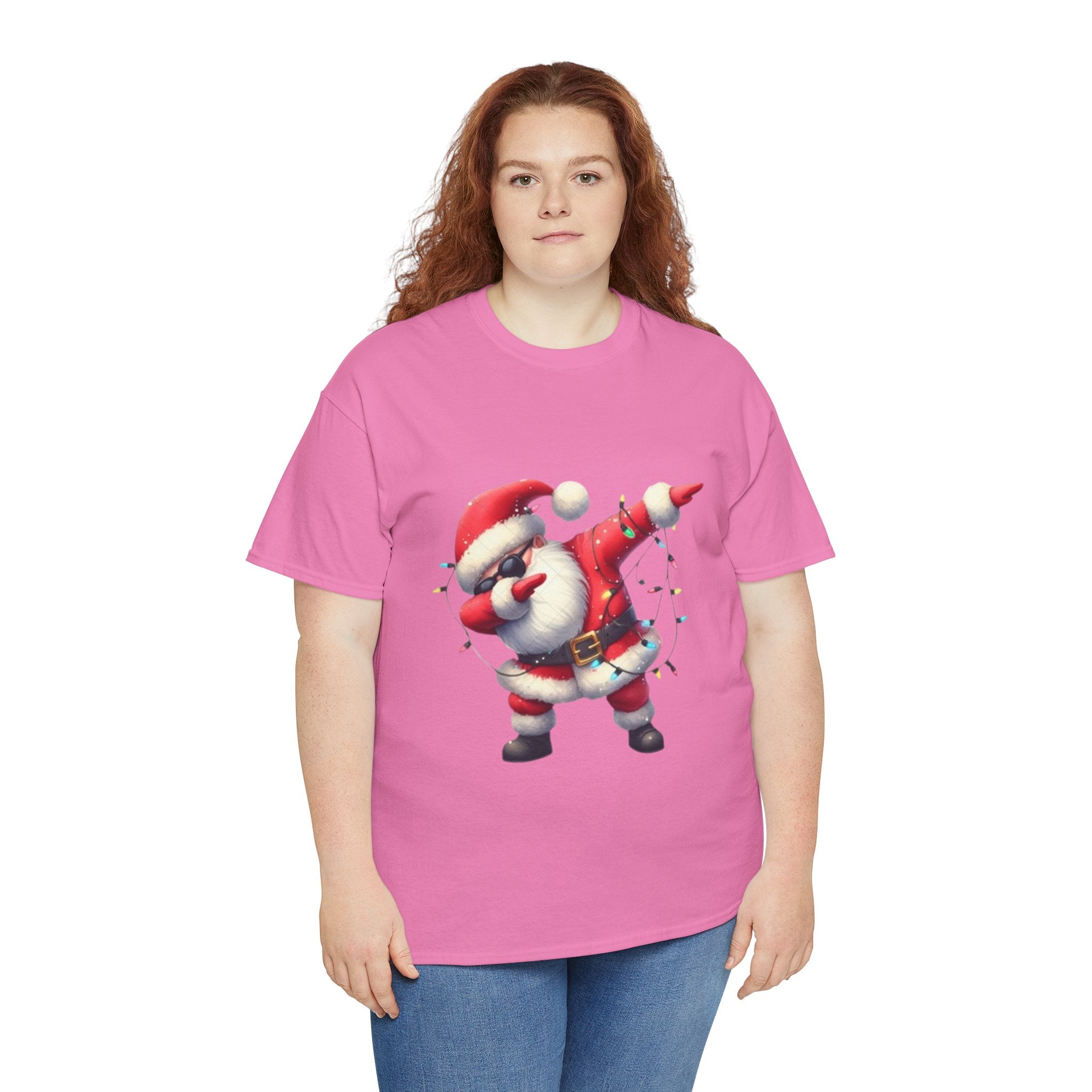 Dabbing Santa Unisex Heavy Cotton T-Shirt