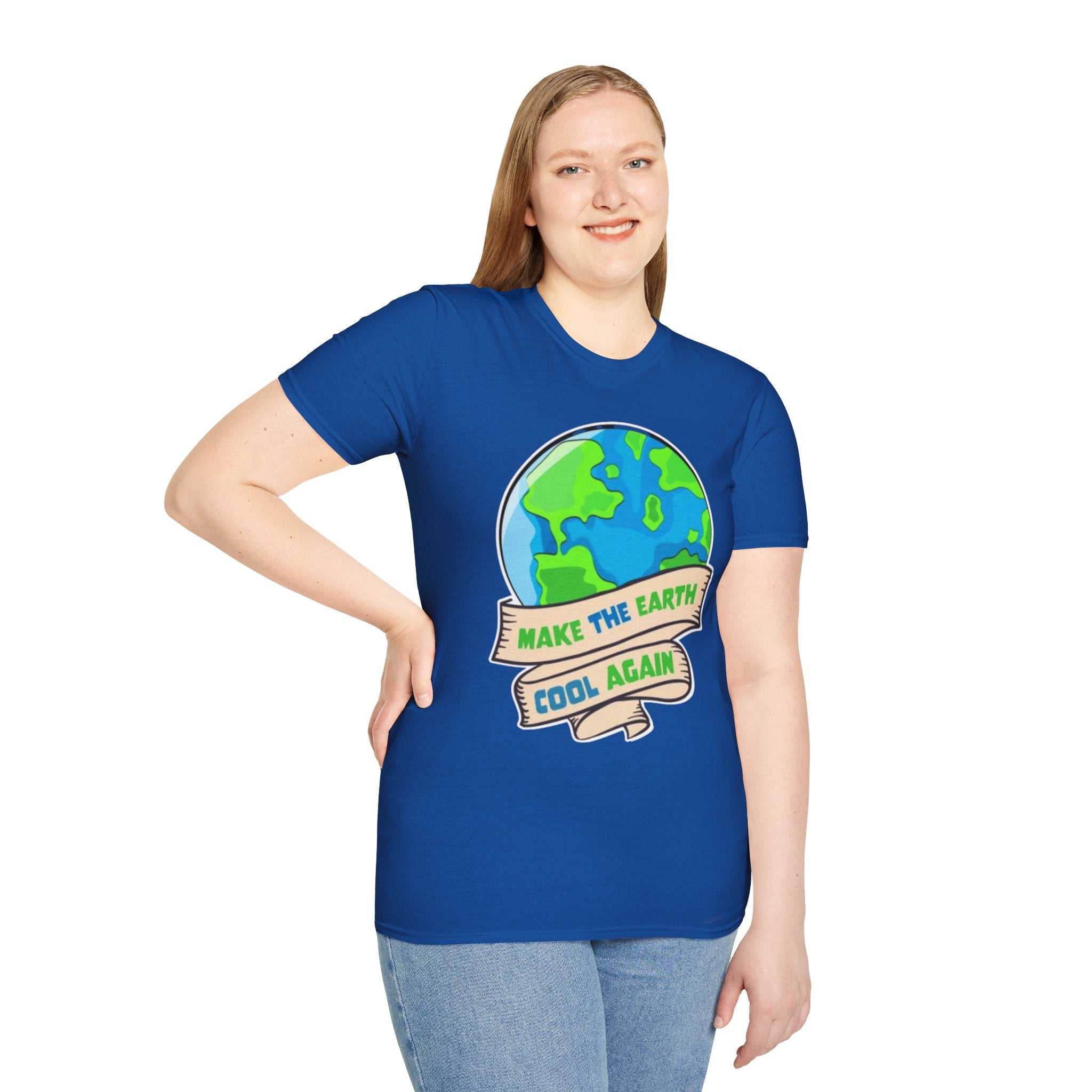 Make The Earth Cool Again Unisex Softstyle T-Shirt