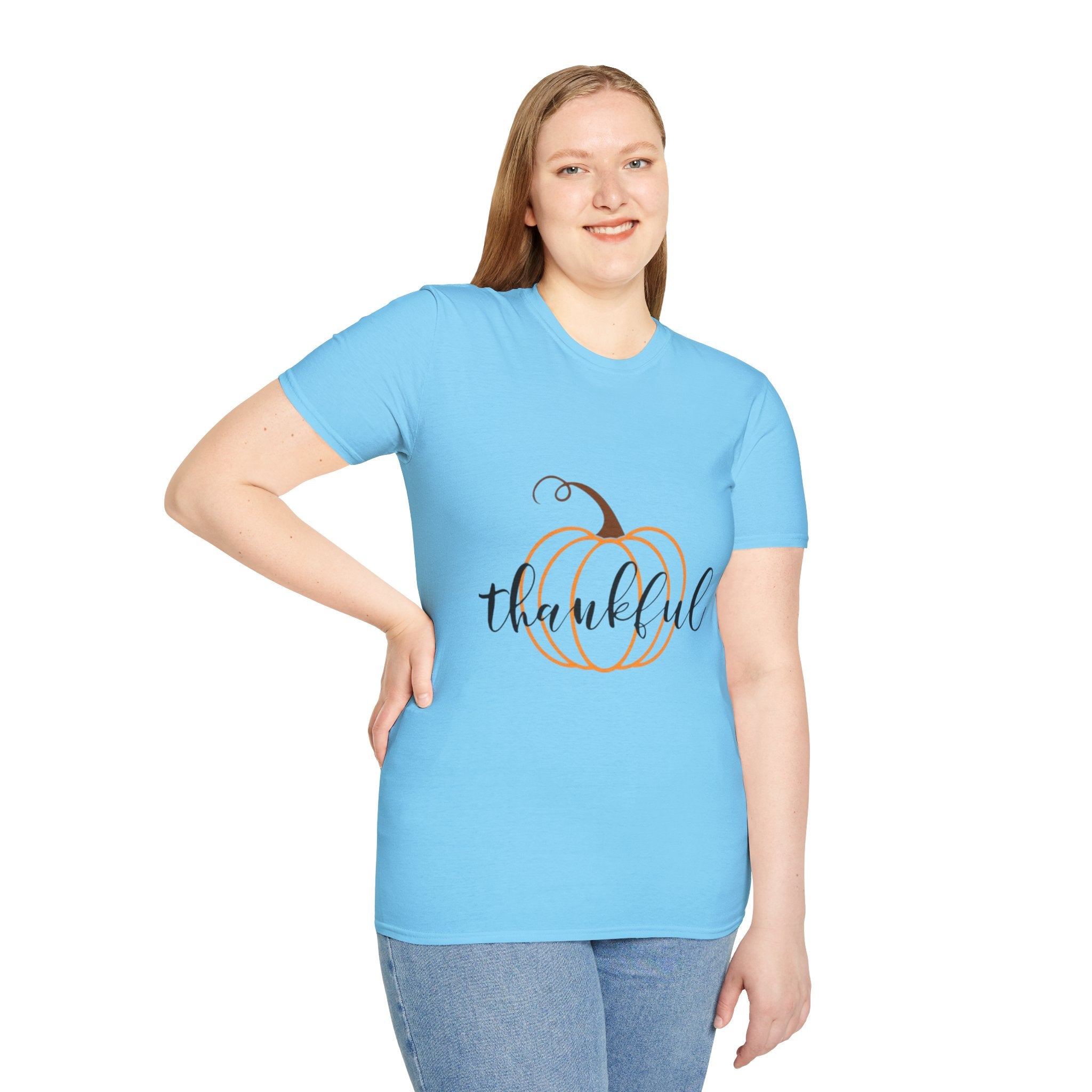Thankful Pumpkin Unisex Softstyle T-Shirt