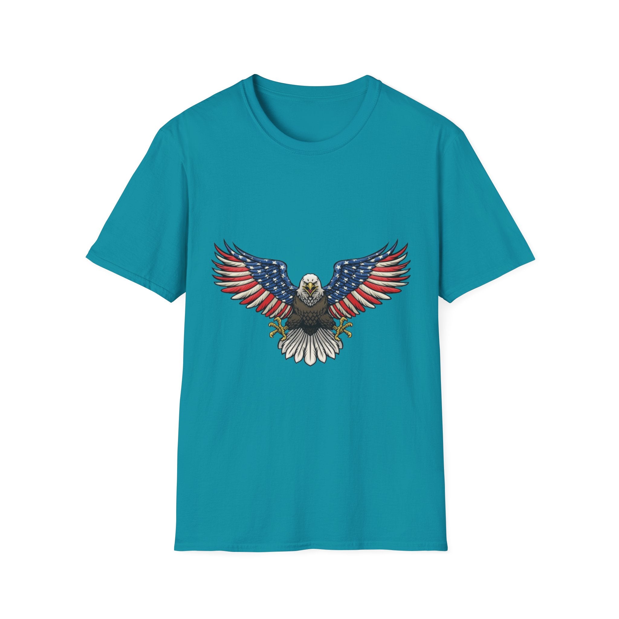 Patriotic Eagle Unisex Softstyle T-Shirt