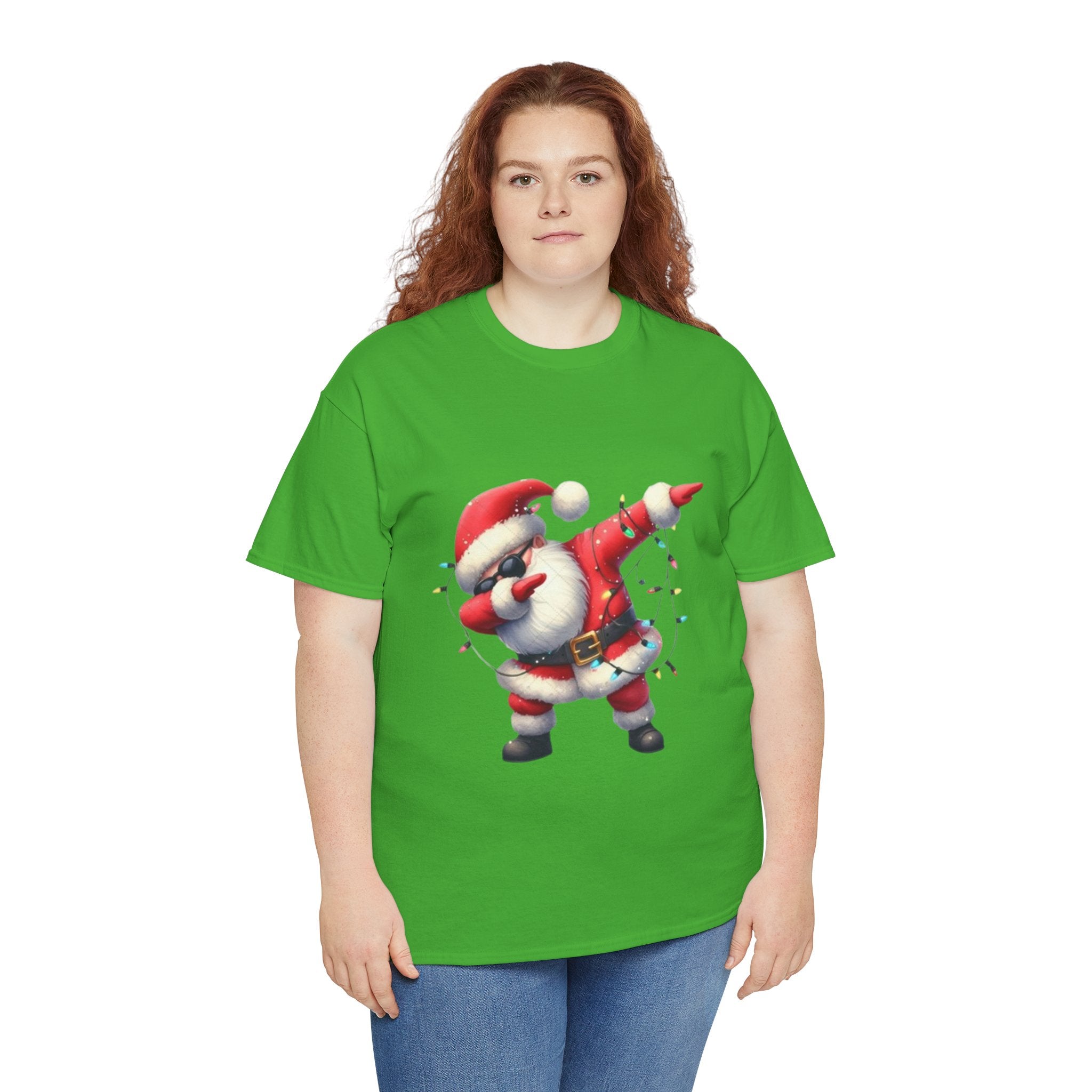 Dabbing Santa Unisex Heavy Cotton T-Shirt