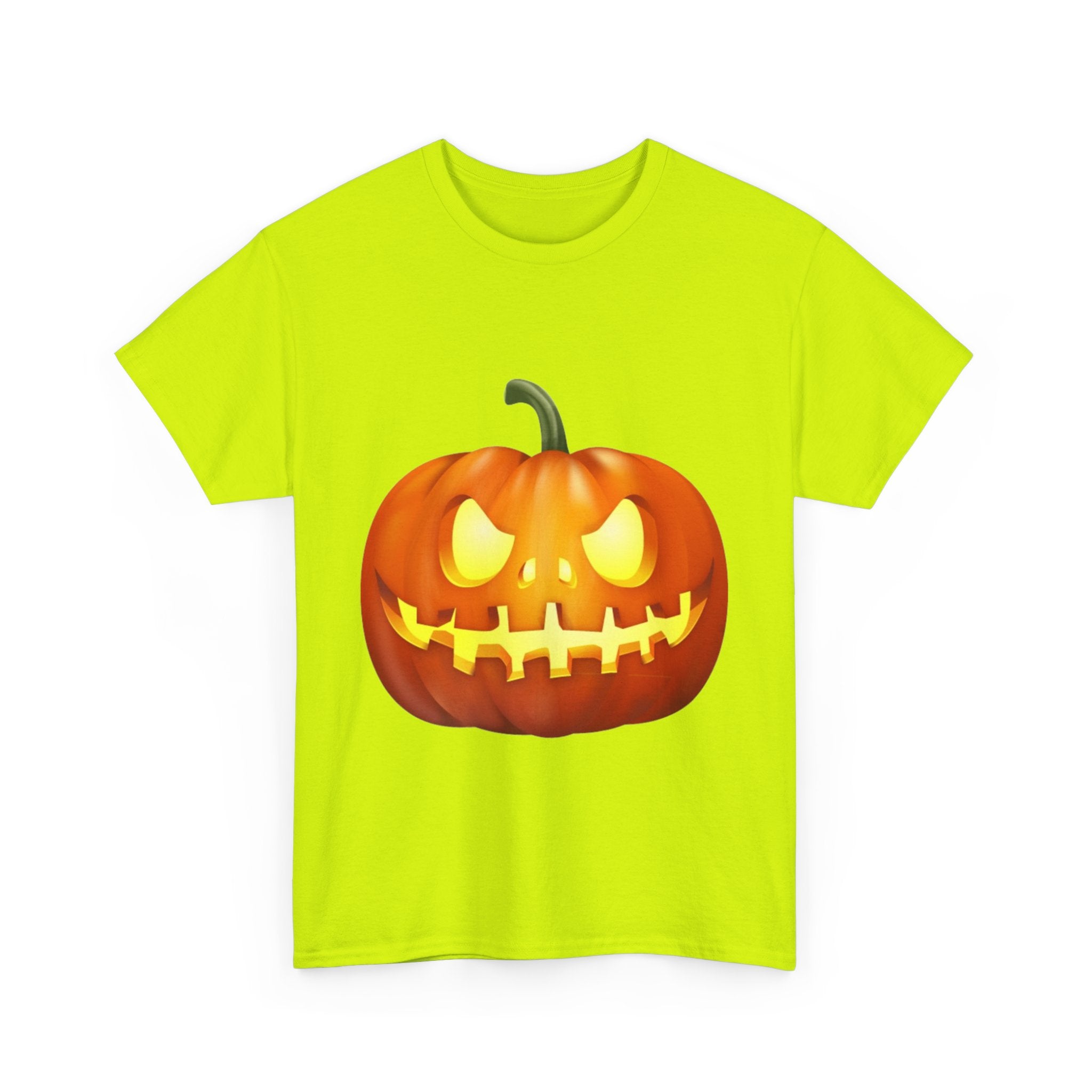 Halloween Pumpkin Unisex Heavy Cotton T-Shirt