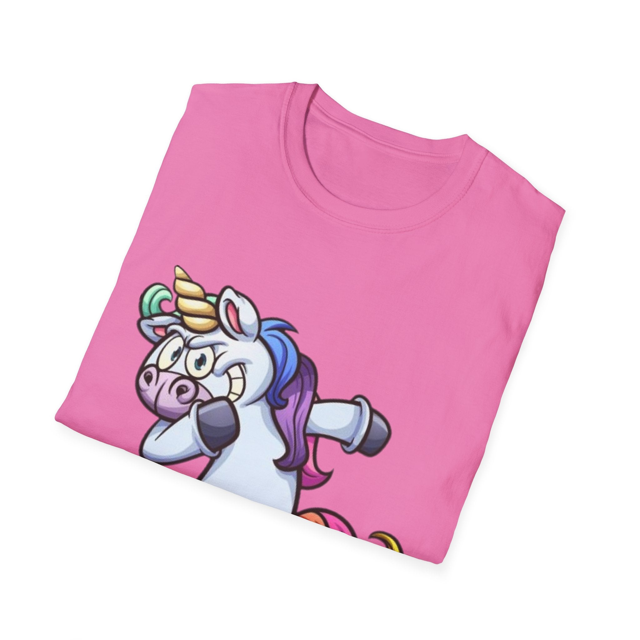Dabbing Unicorn Unisex Softstyle T-shirt
