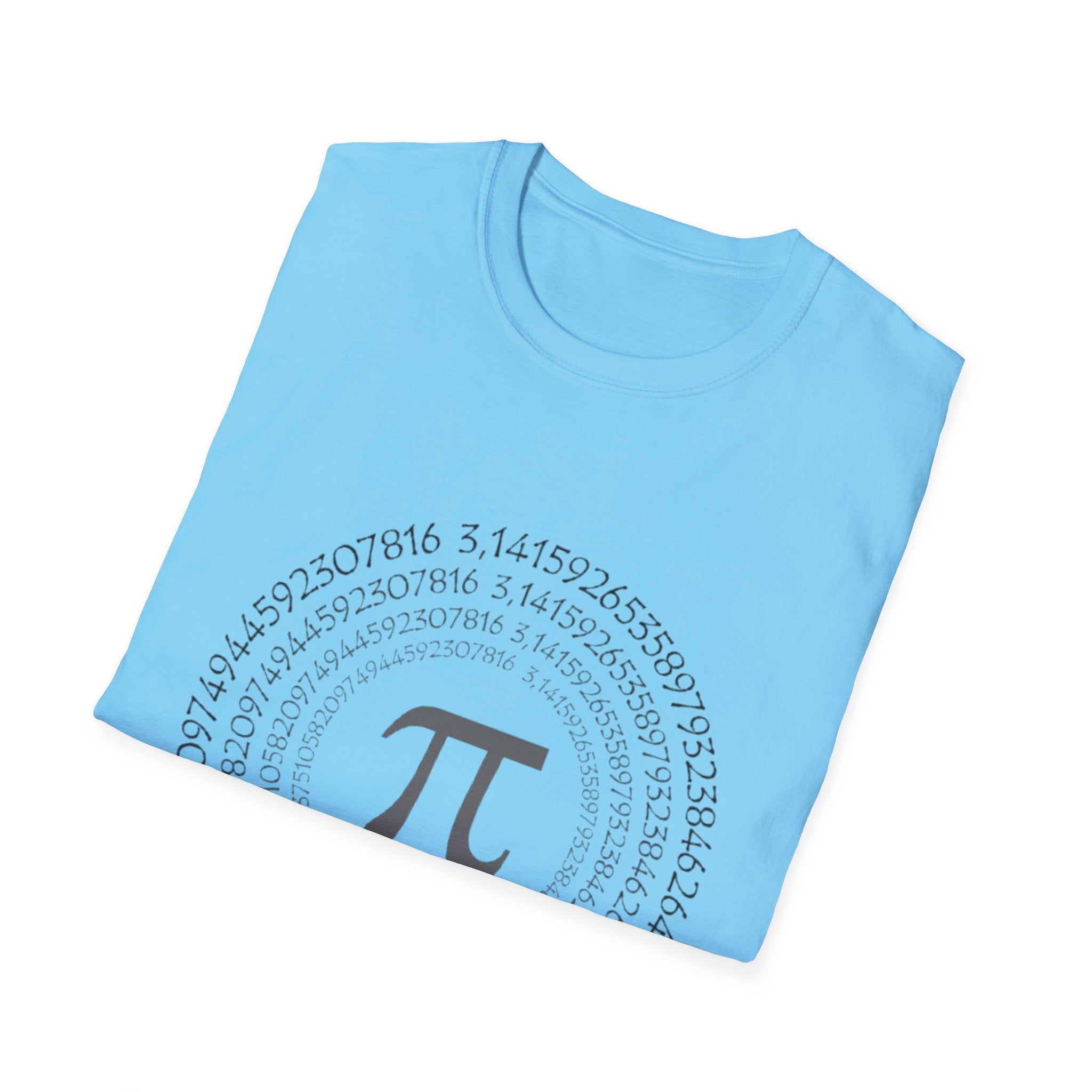 Pi Day Themed Unisex Softstyle T-Shirt