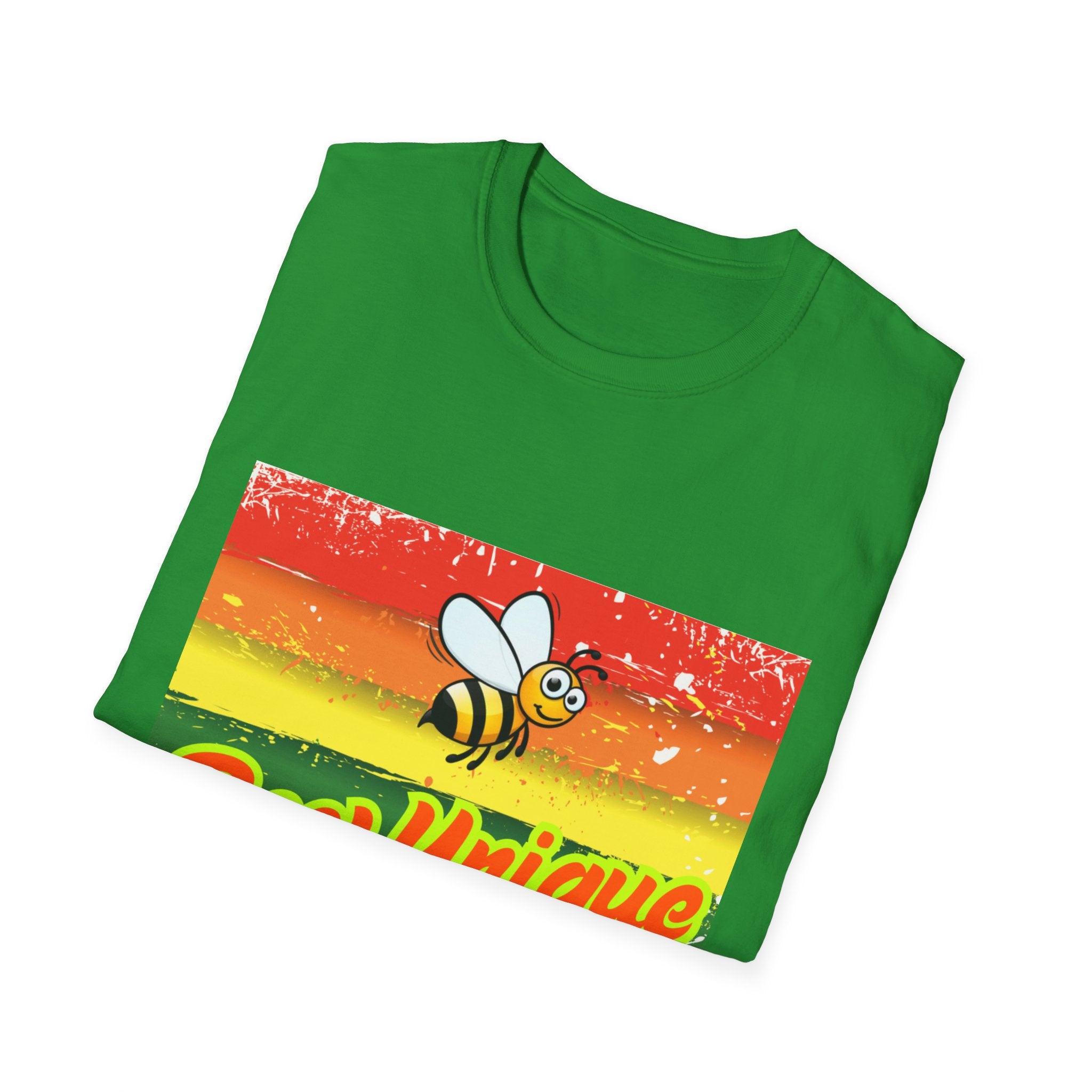Bee Unique Rainbow Unisex Softstyle T-Shirt