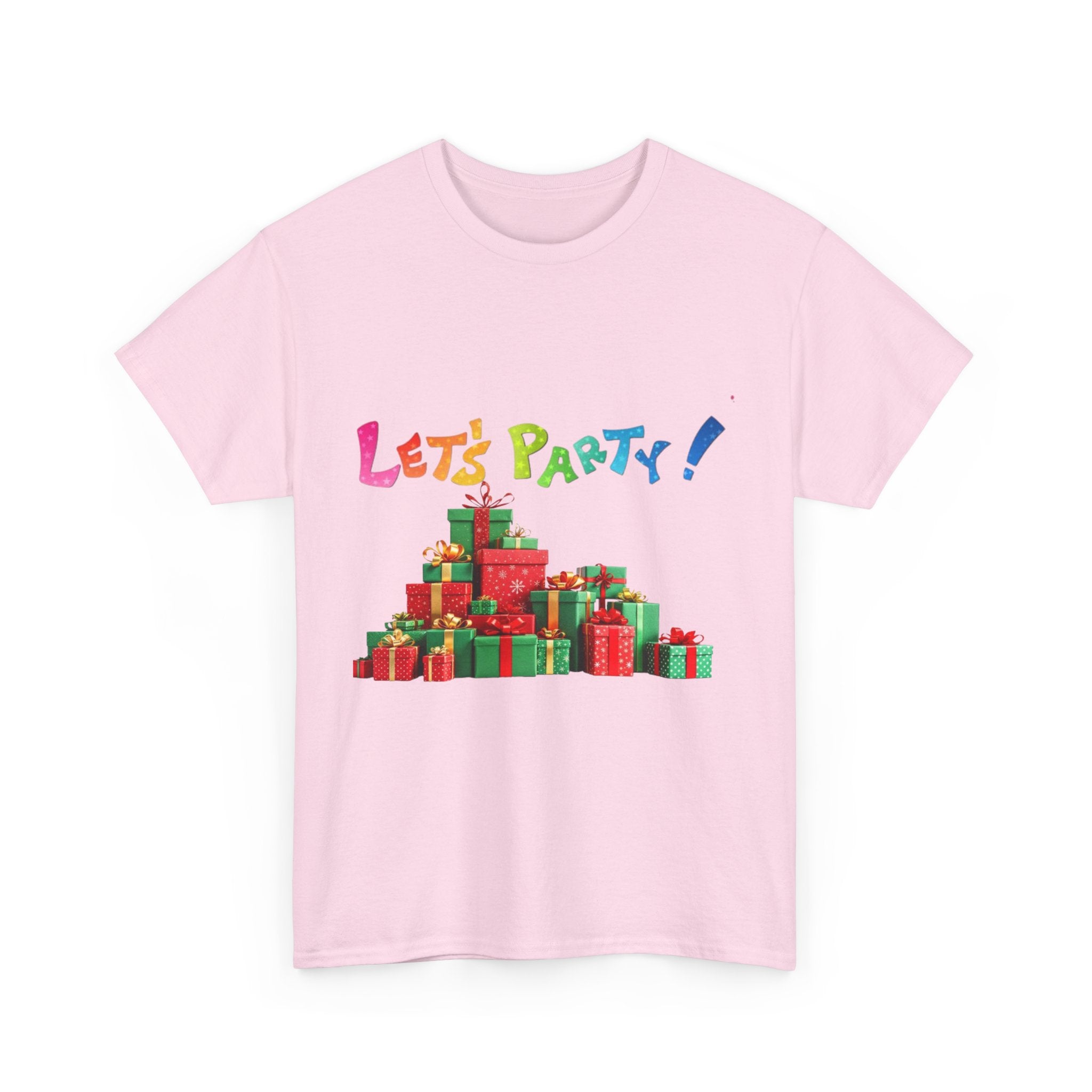 Let's Party! Christmas Presents Unisex Heavy Cotton T-Shirt