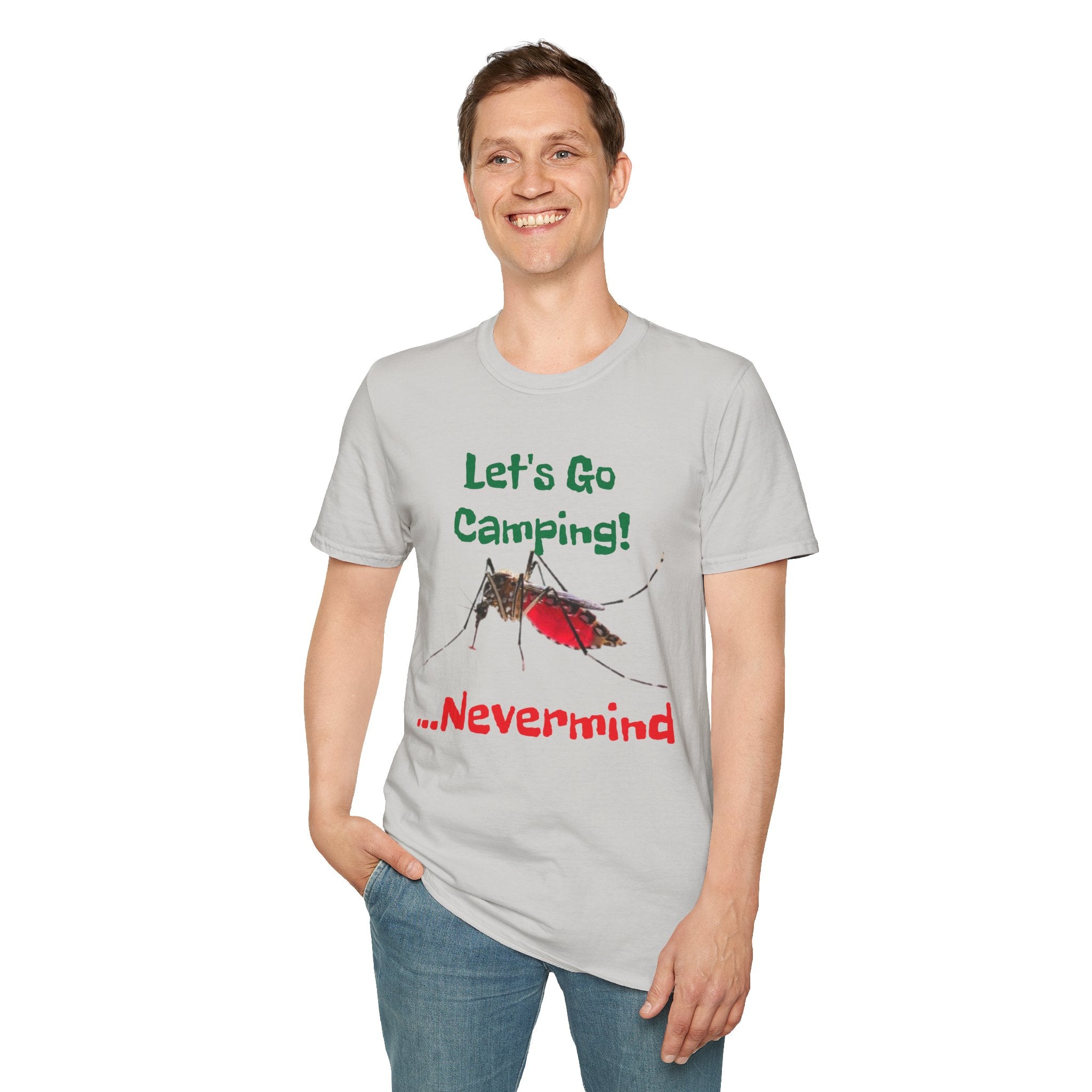 Let's Go Camping! ...Nevermind Unisex Softstyle T-Shirt