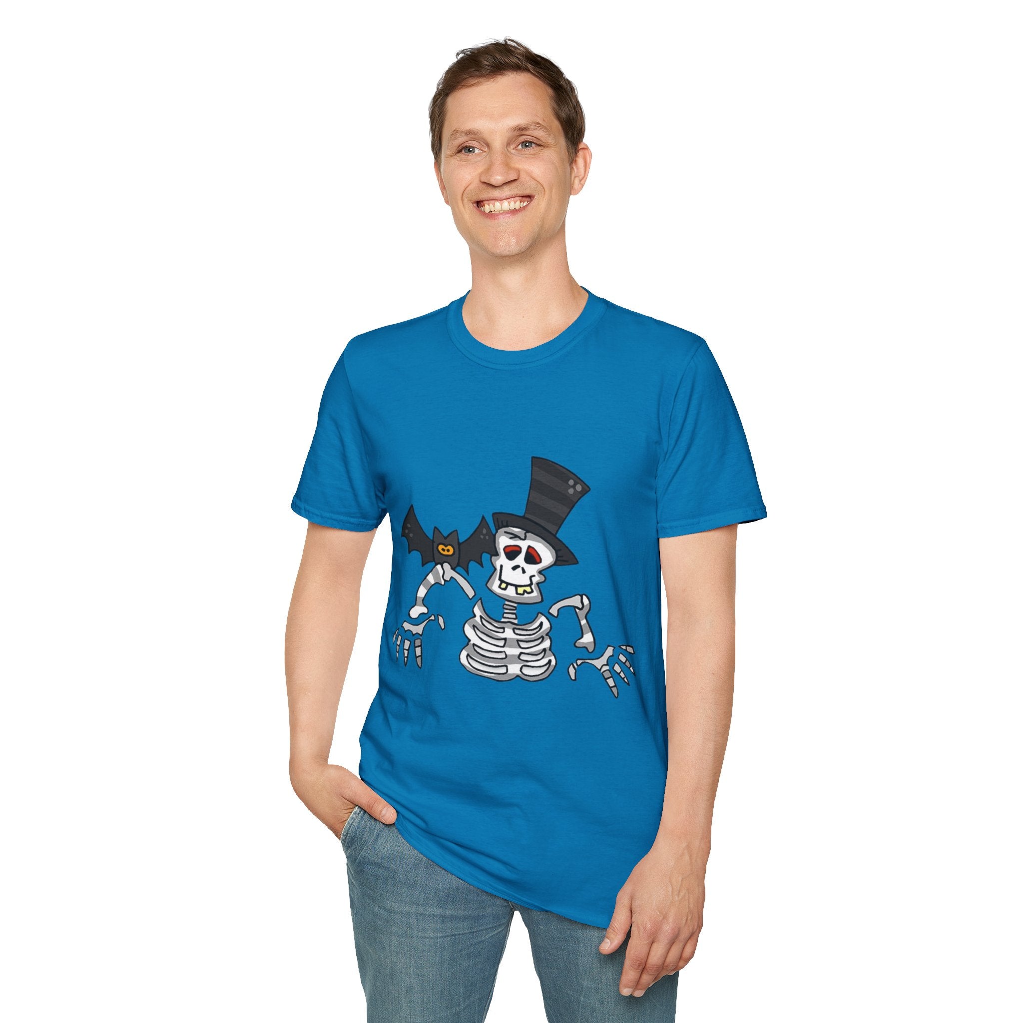 Halloween Skeleton Unisex Softstyle T-Shirt