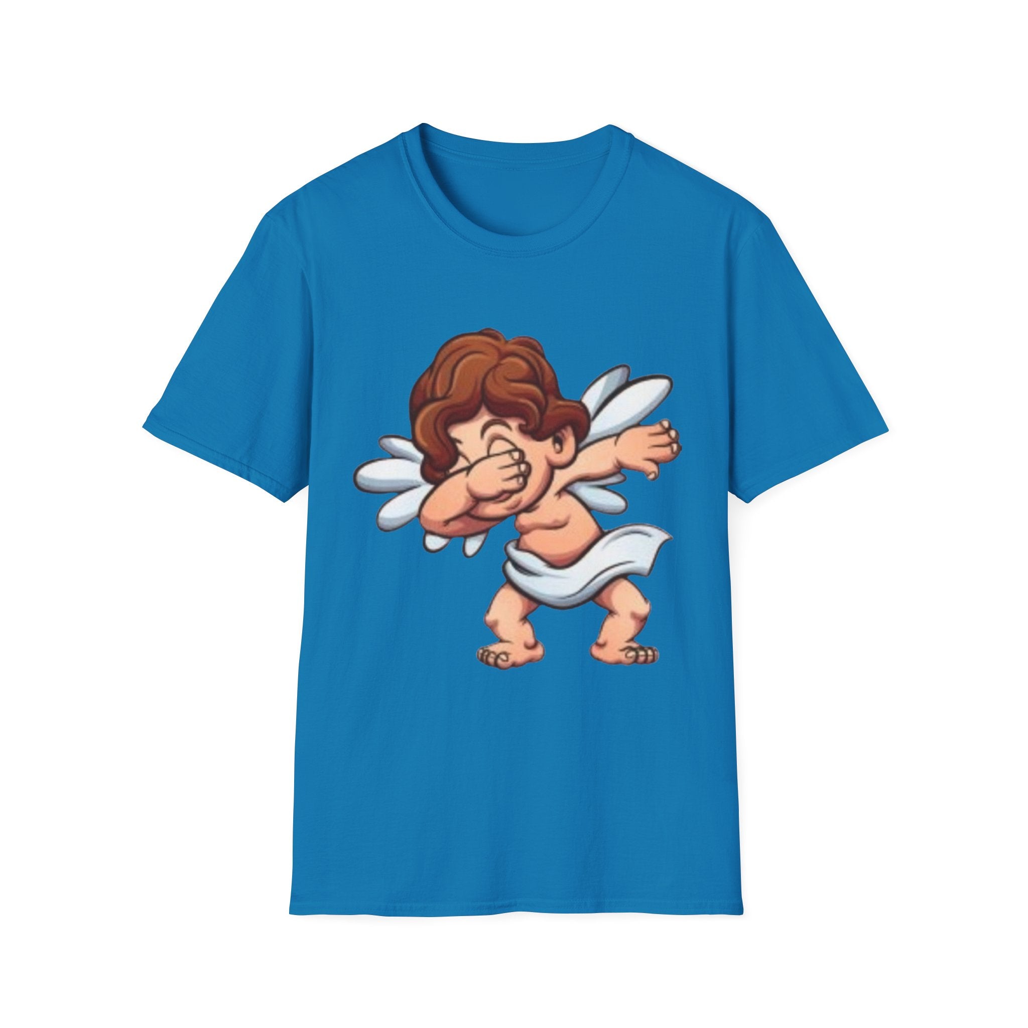 Dabbing Double Sided Angel & Devil Unisex Softstyle T-Shirt