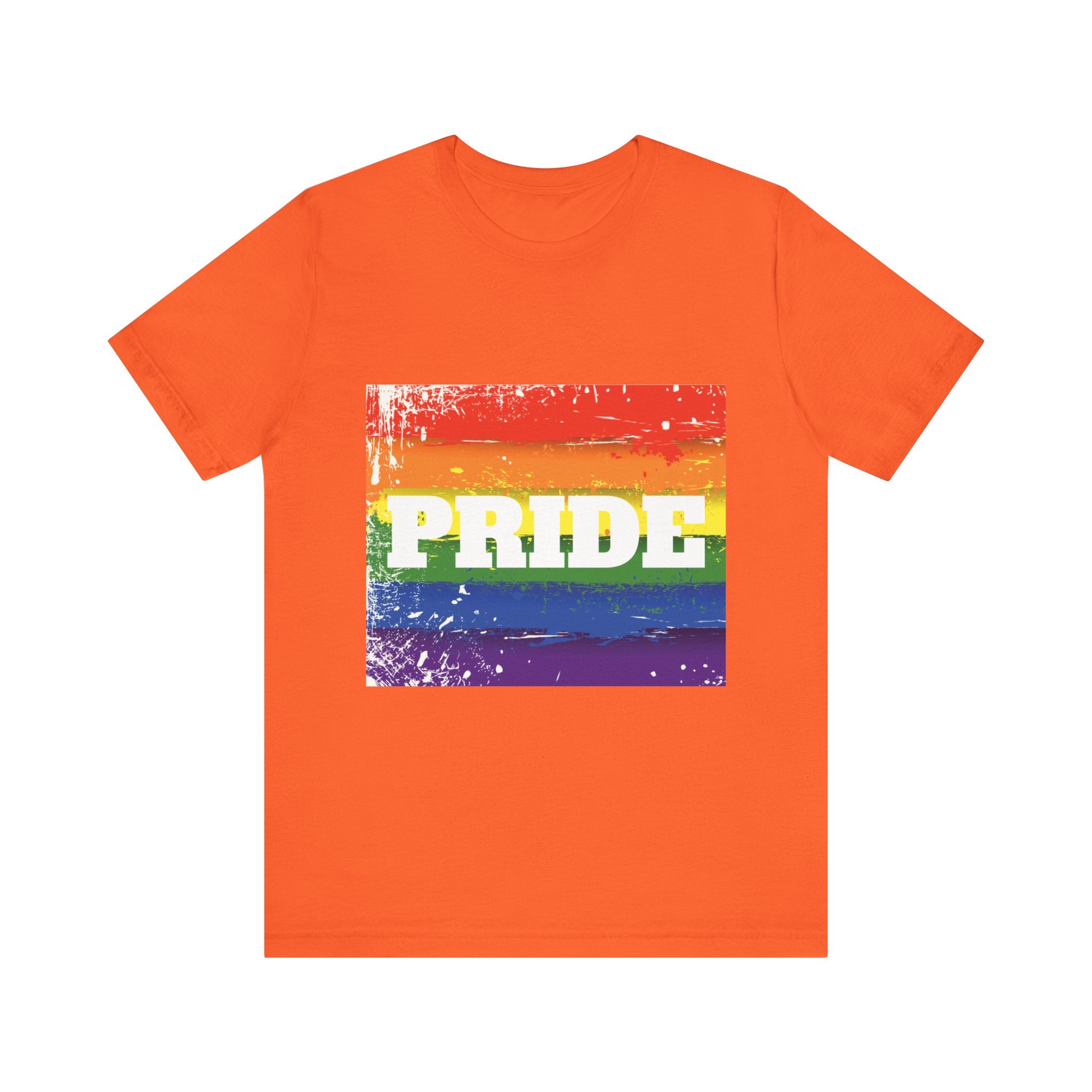 Pride Rainbow Unisex Jersey Short Sleeve T-Shirt