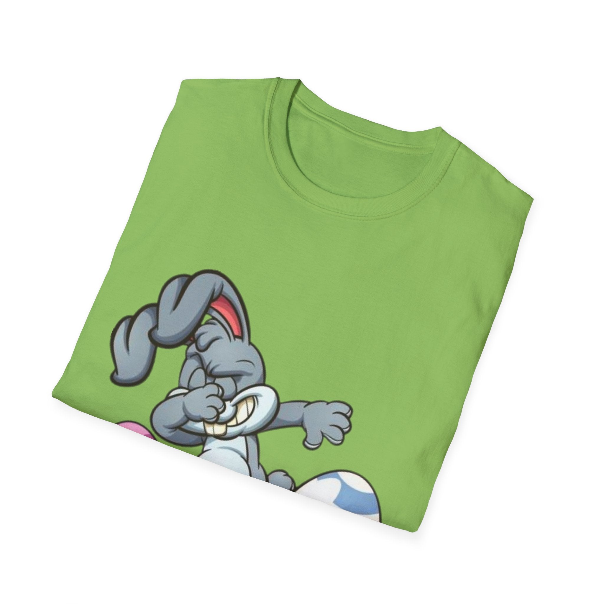 Dabbing Easter Bunny Unisex Softstyle T-Shirt