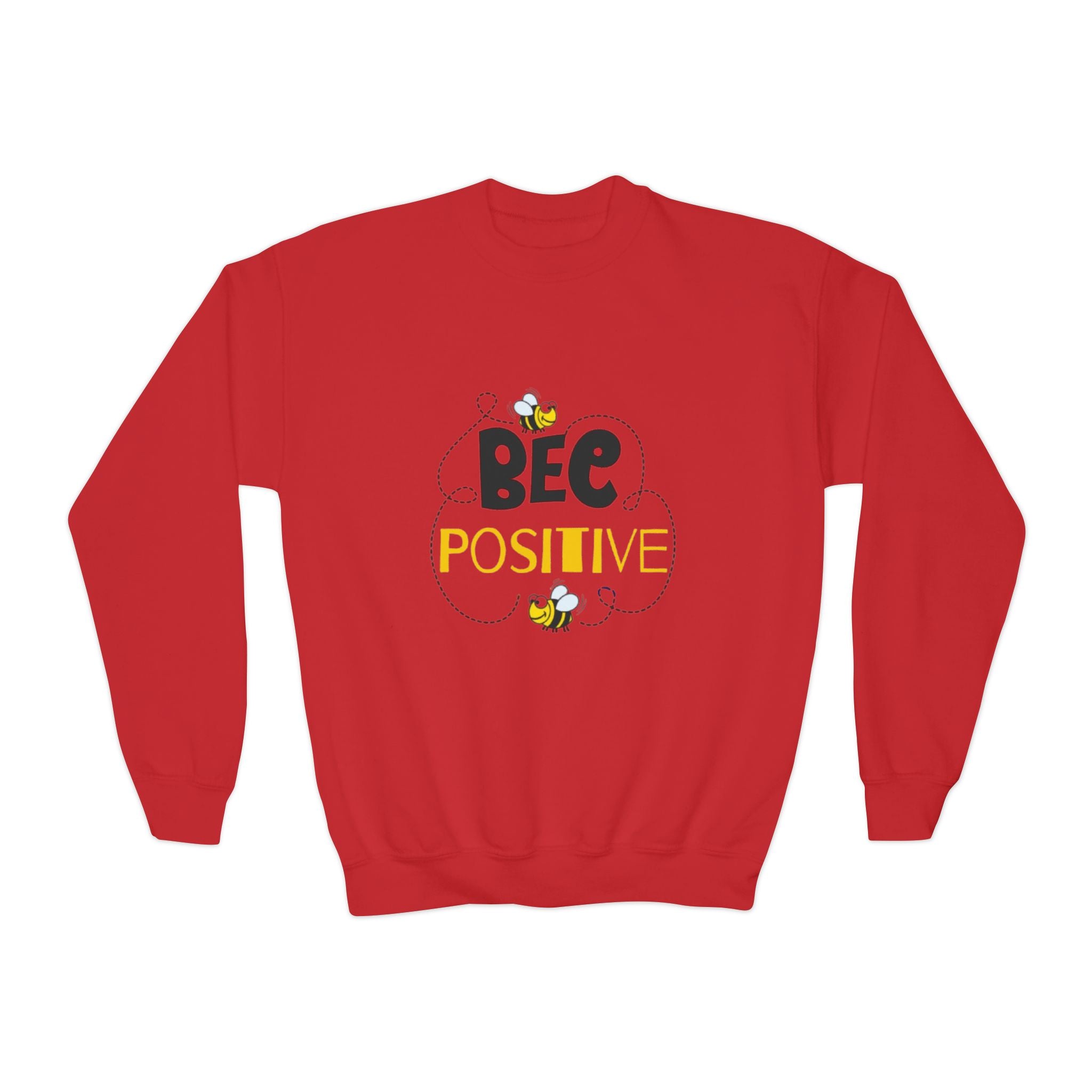 Bee Positive Youth Crewneck Sweatshirt