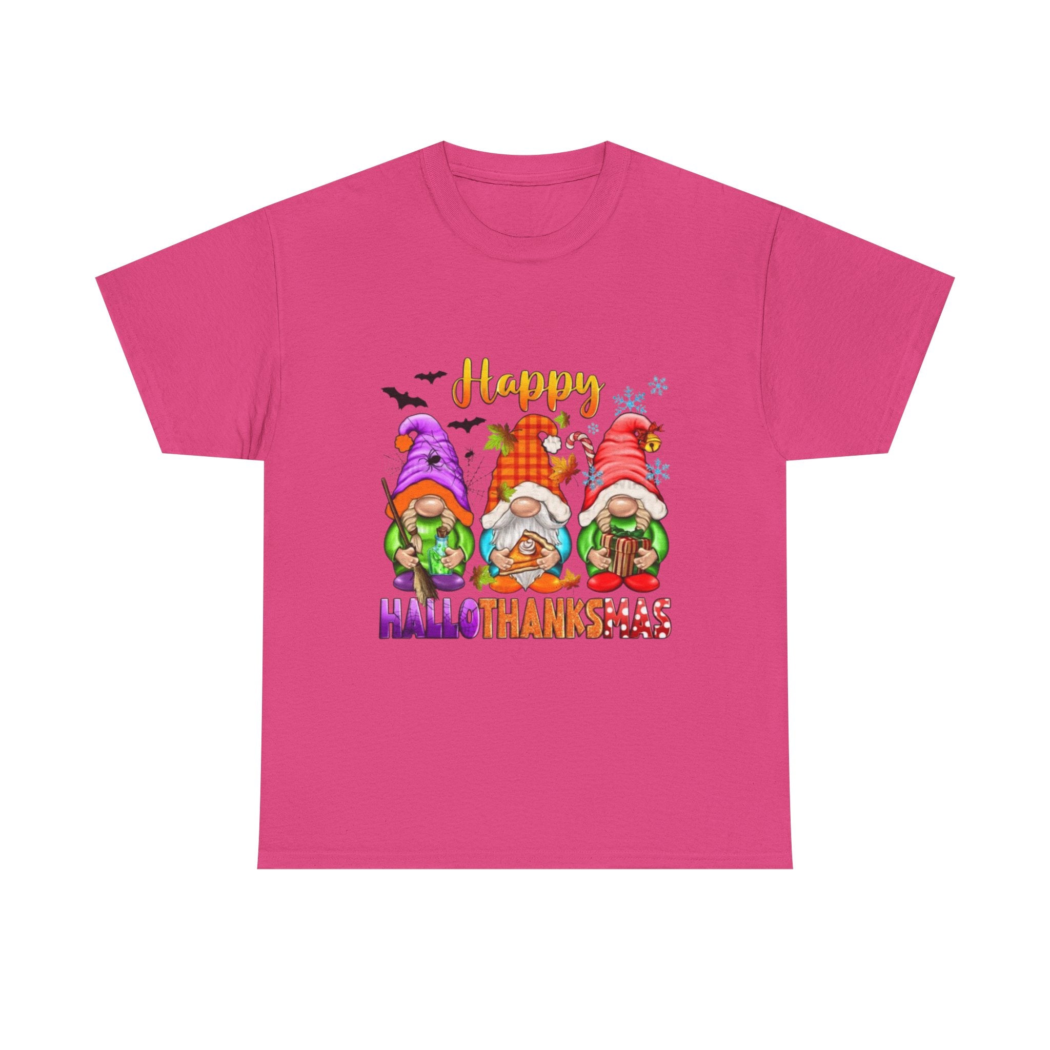 Happy Hallothanksmas Unisex Heavy Cotton T-Shirt