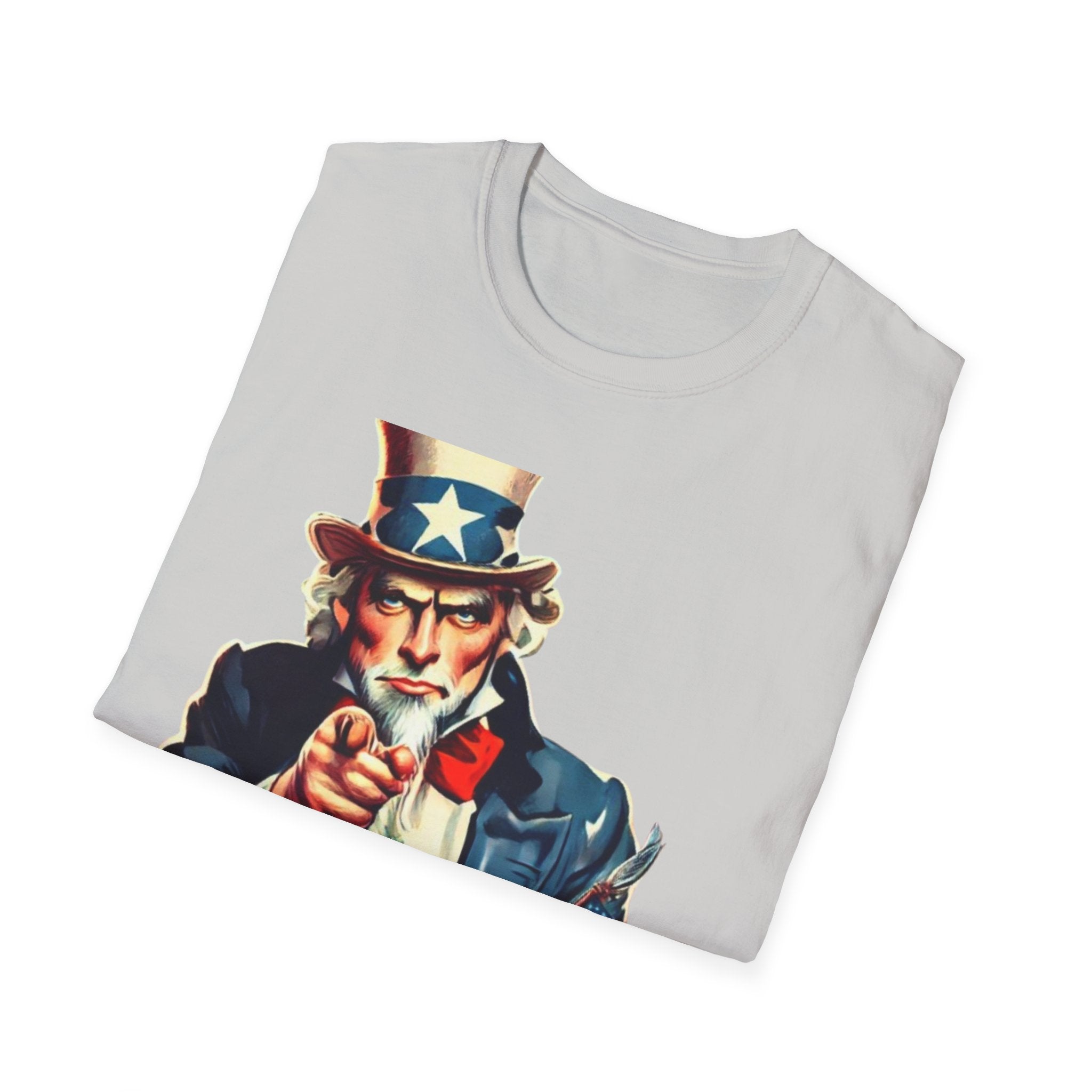 Patriotic Uncle Sam Unisex Softstyle T-Shirt