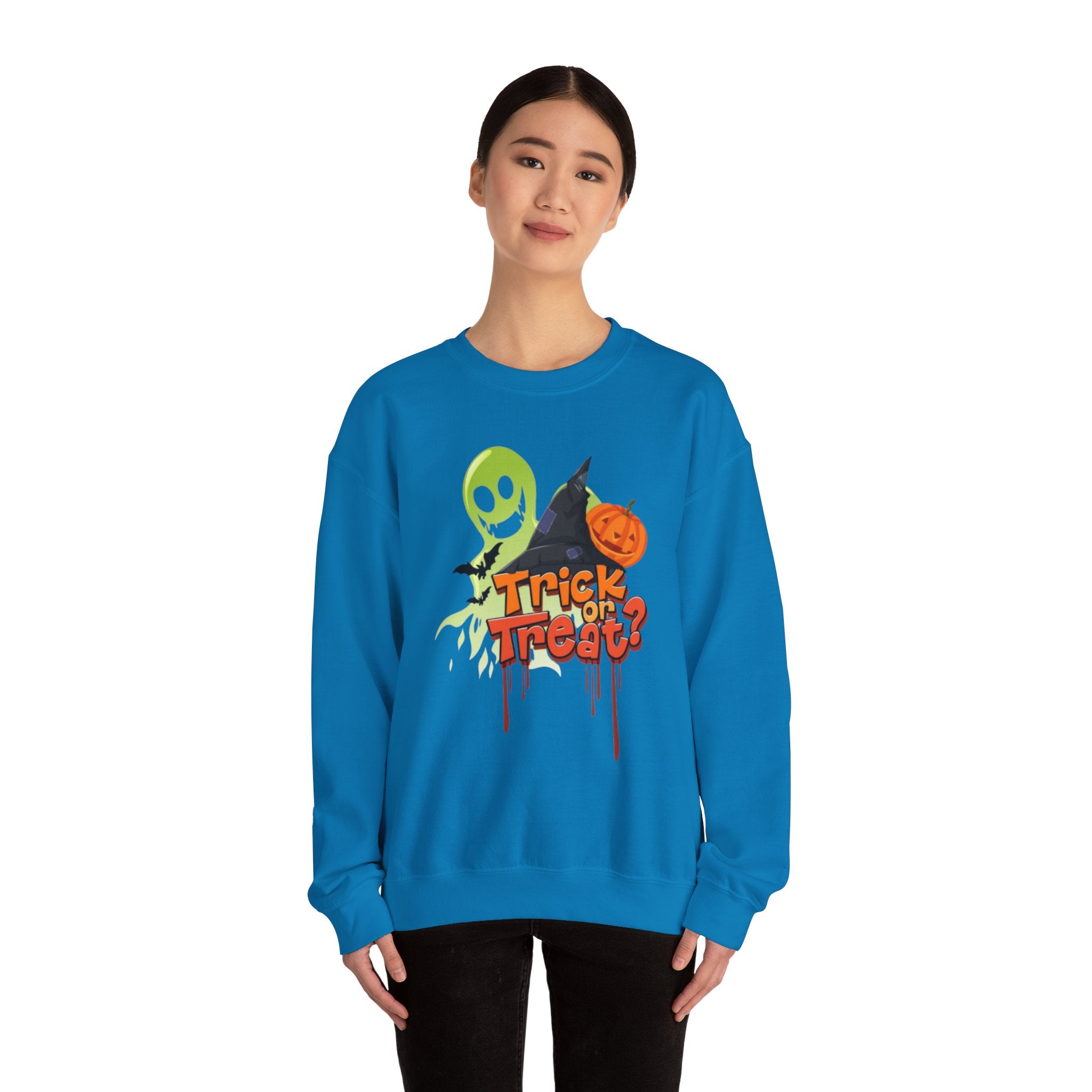 Halloween Trick or Treat Unisex Heavy Blend™ Crewneck Sweatshirt