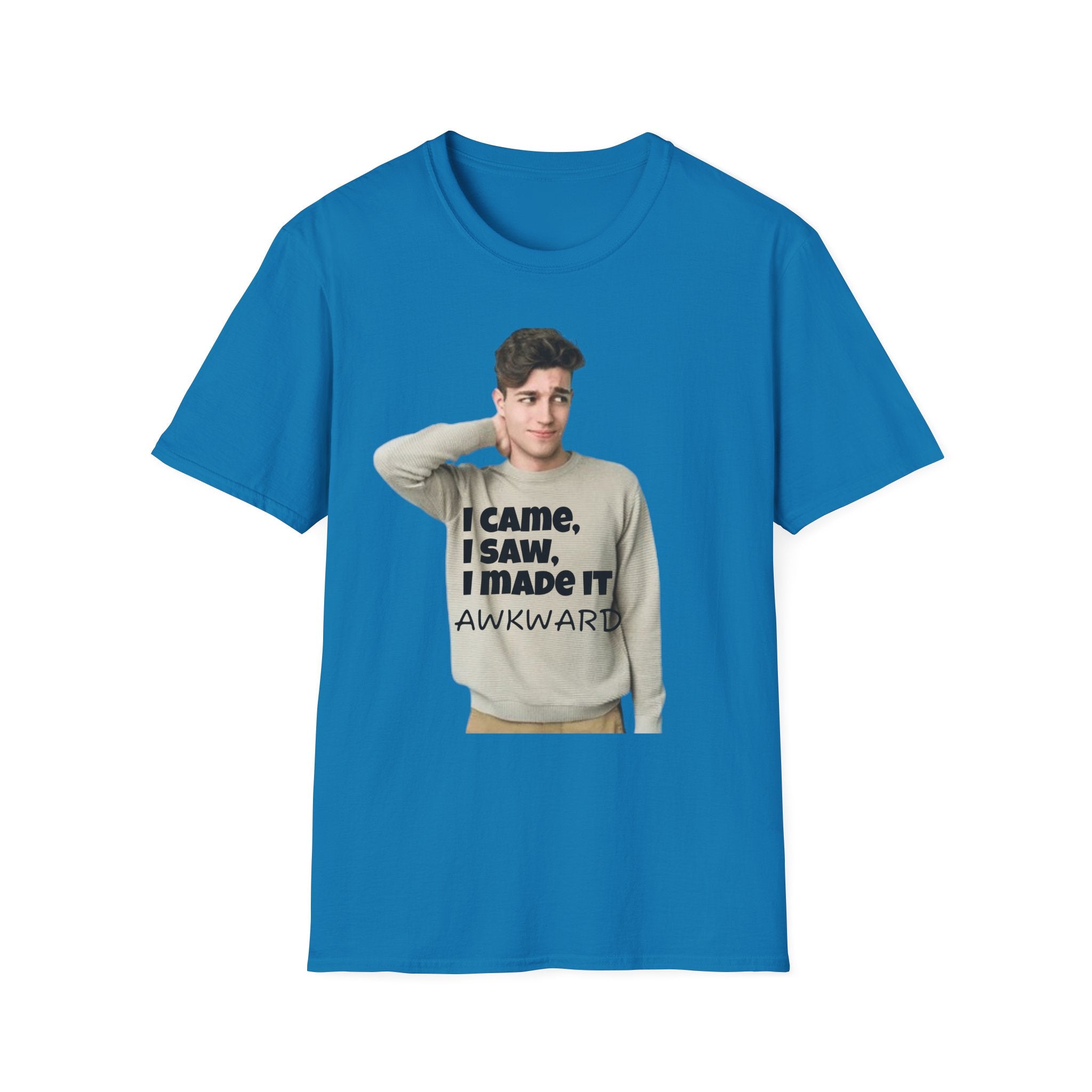 I Came I Saw I Made It Awkward Unisex Softstyle T-Shirt