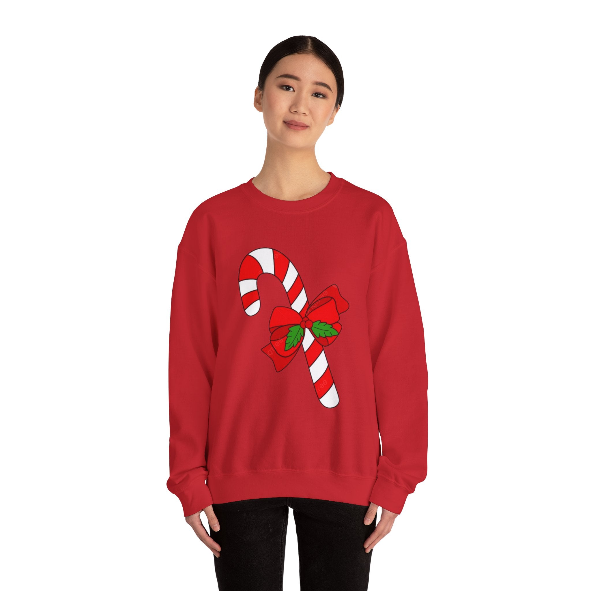 Candy Cane Holiday Unisex Heavy Blend™ Crewneck Sweatshirt