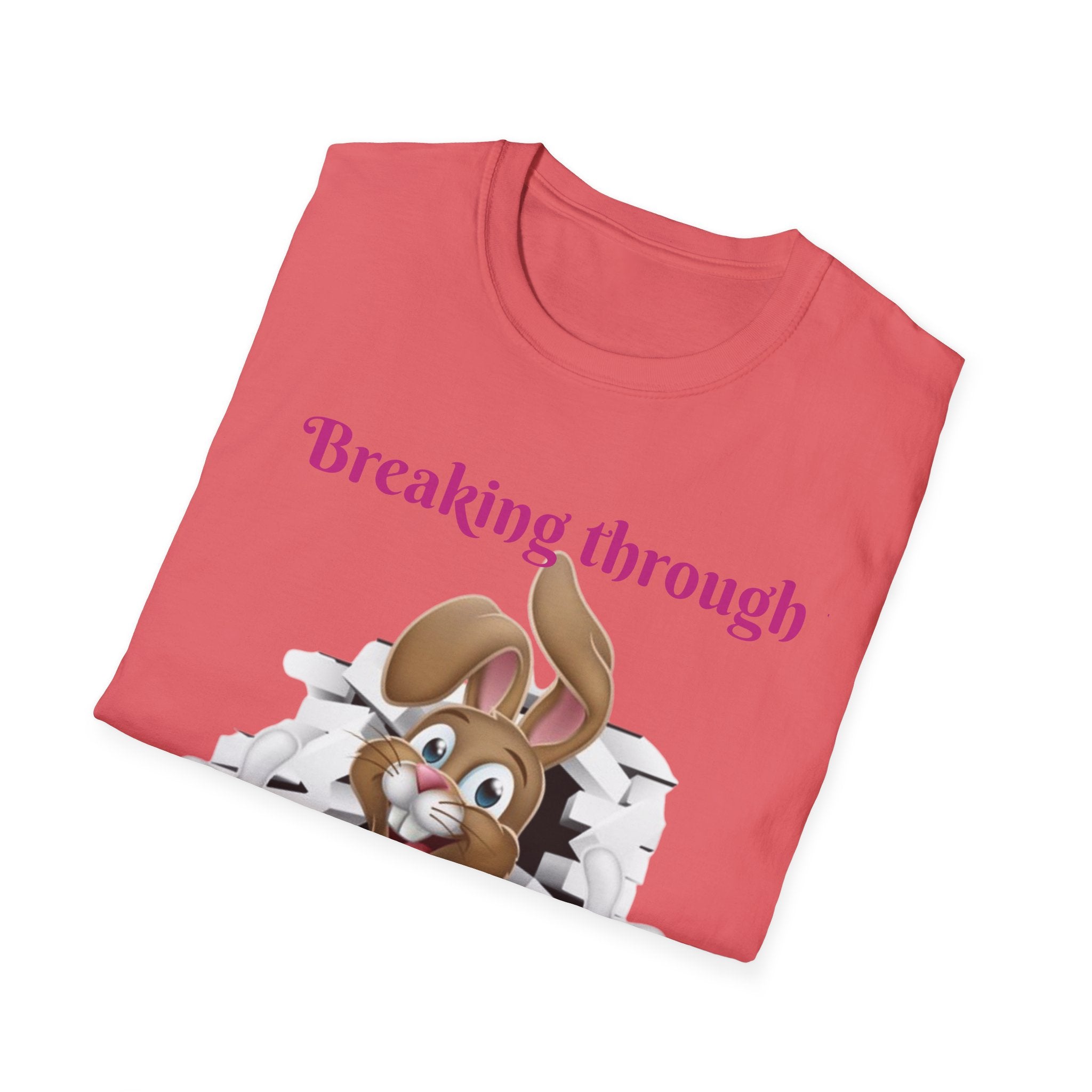 Breaking Through To Bring You Smiles Unisex Softstyle T-Shirt
