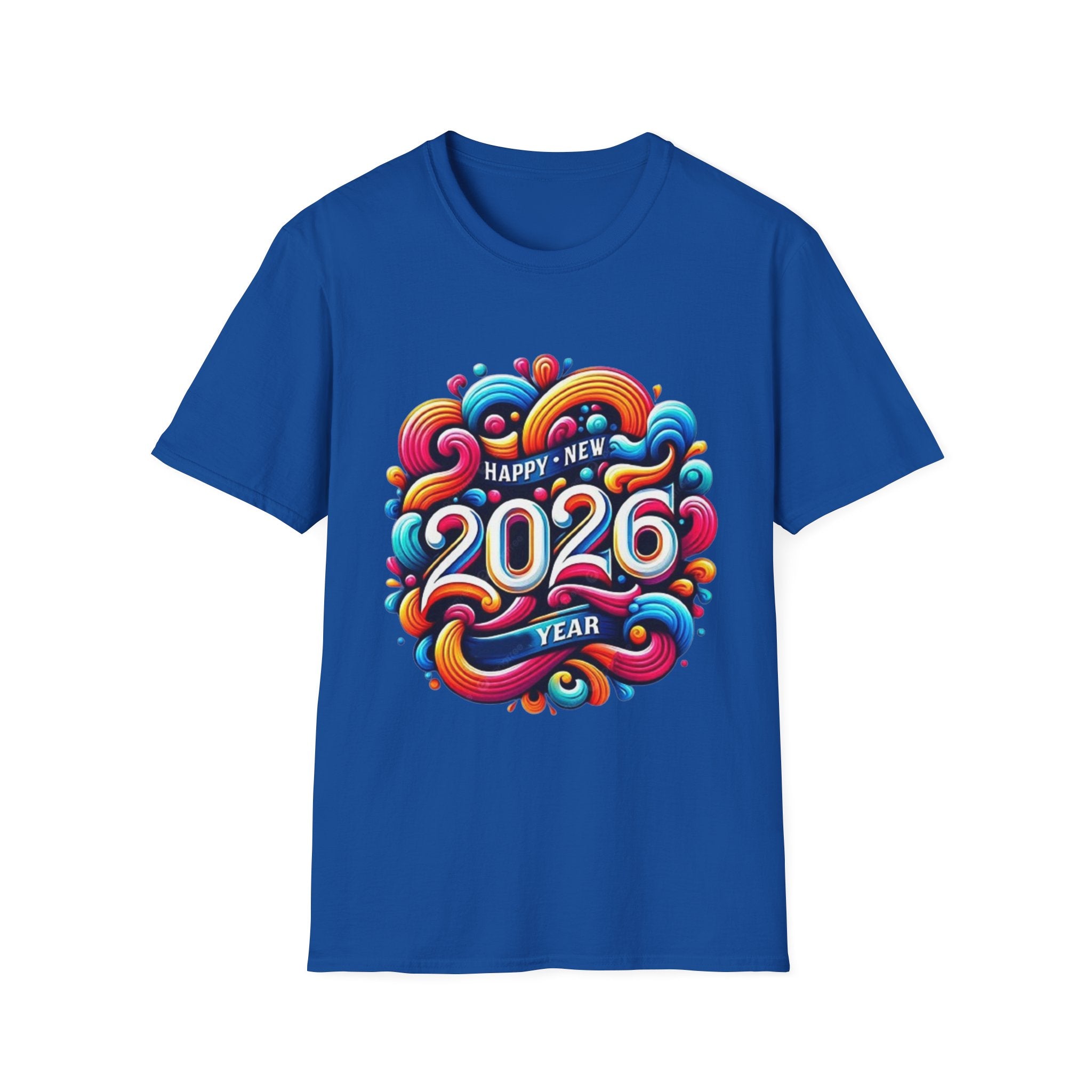 2026 Happy New Year Unisex Softstyle T-Shirt