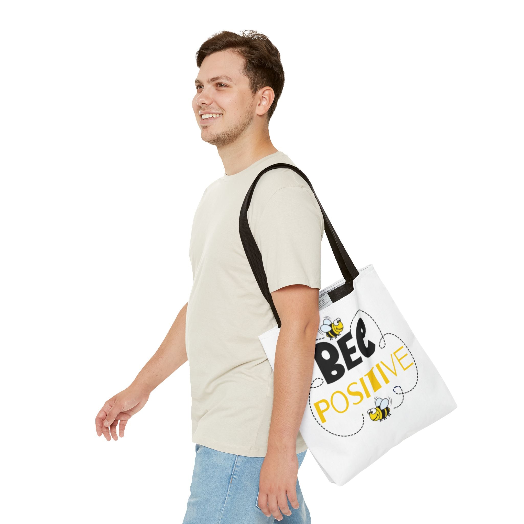 Bee Positive Eco-Friendly Tote Bag