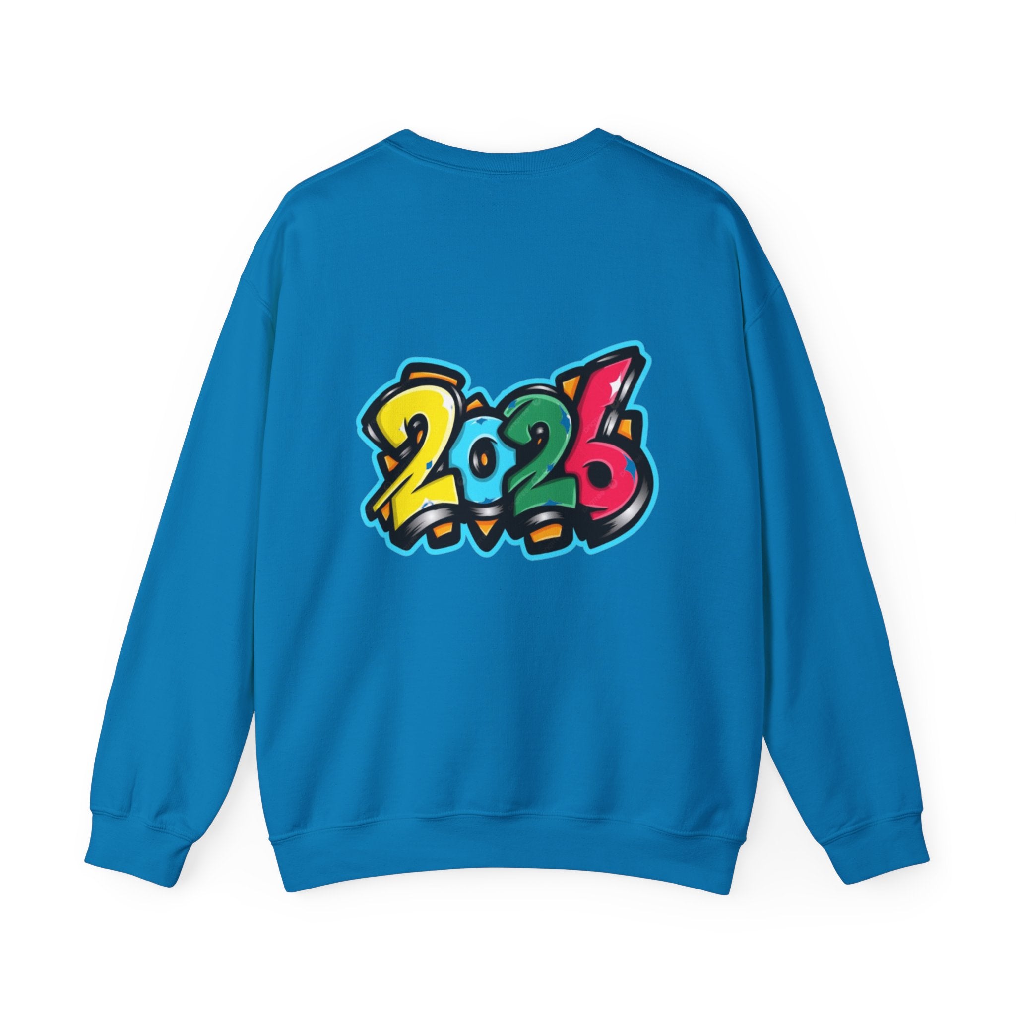 2026 Happy New Year DOUBLE SIDED Unisex Heavy Blend™ Crewneck Sweatshirt