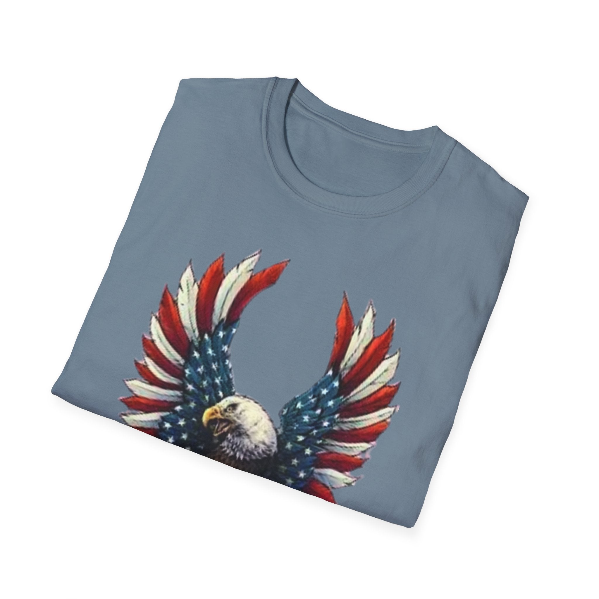 Patriotic Eagle Unisex Softstyle T-Shirt