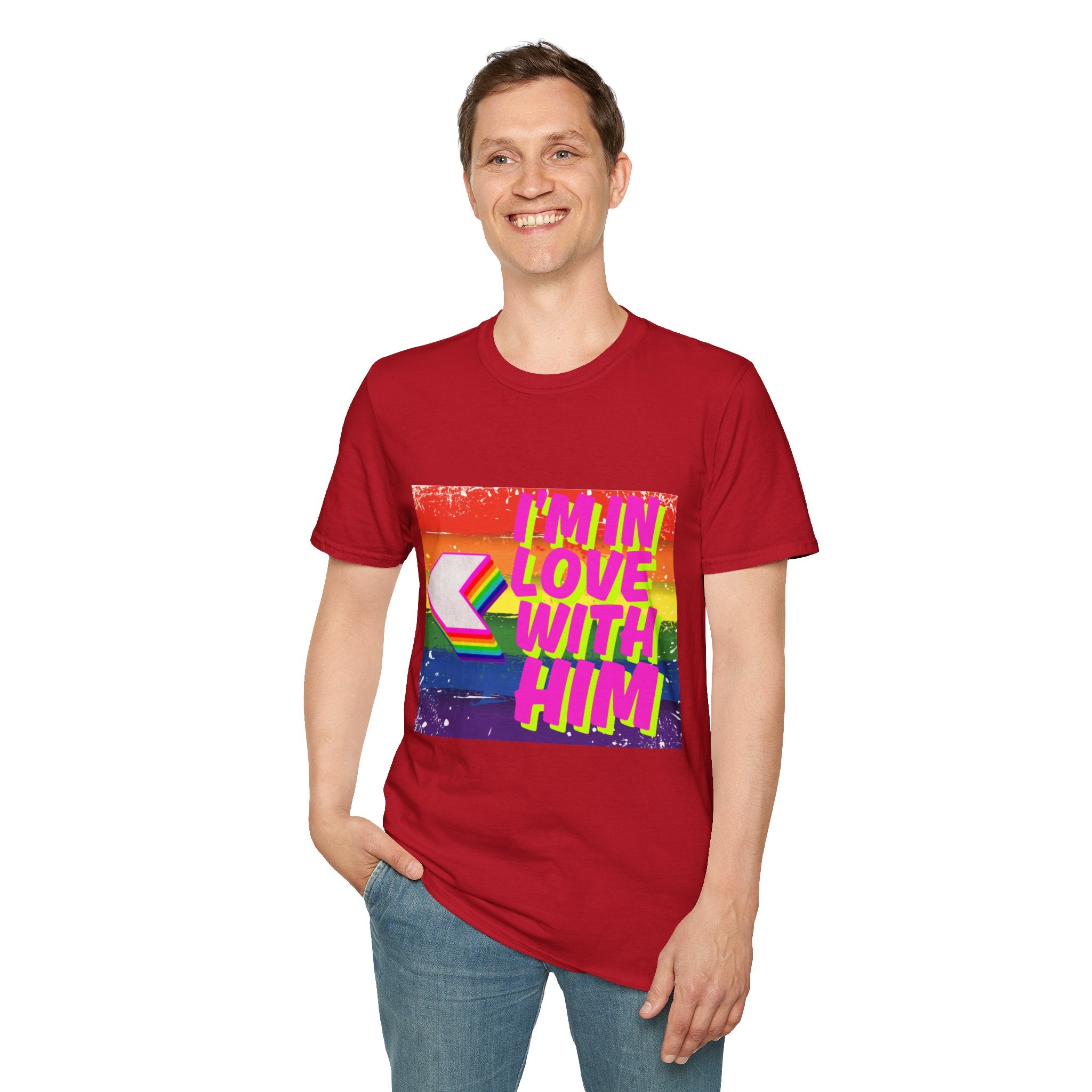 I'm In Love With Him Unisex Softstyle T-Shirt