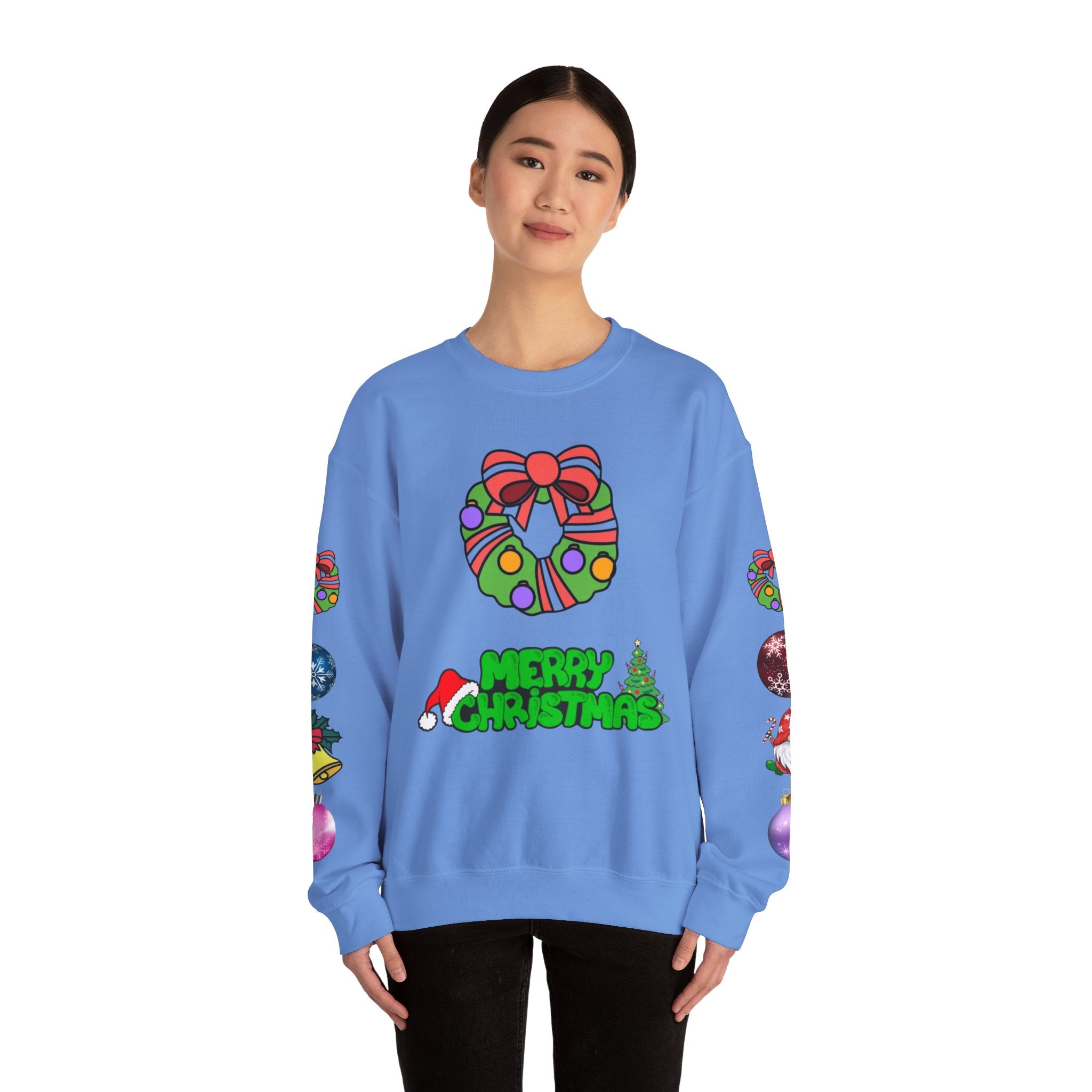 Festive Not-So-Ugly Christmas Unisex Heavy Blend™ Crewneck Sweatshirt