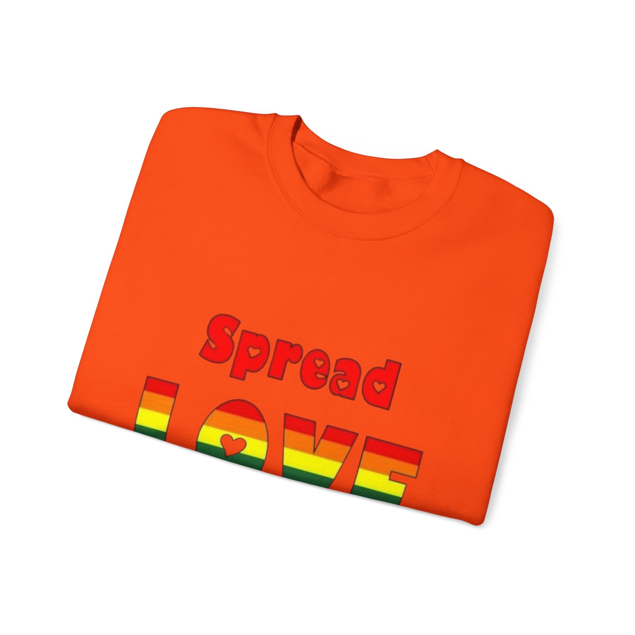 Spread Love Not Hate Unisex Crewneck Sweatshirt