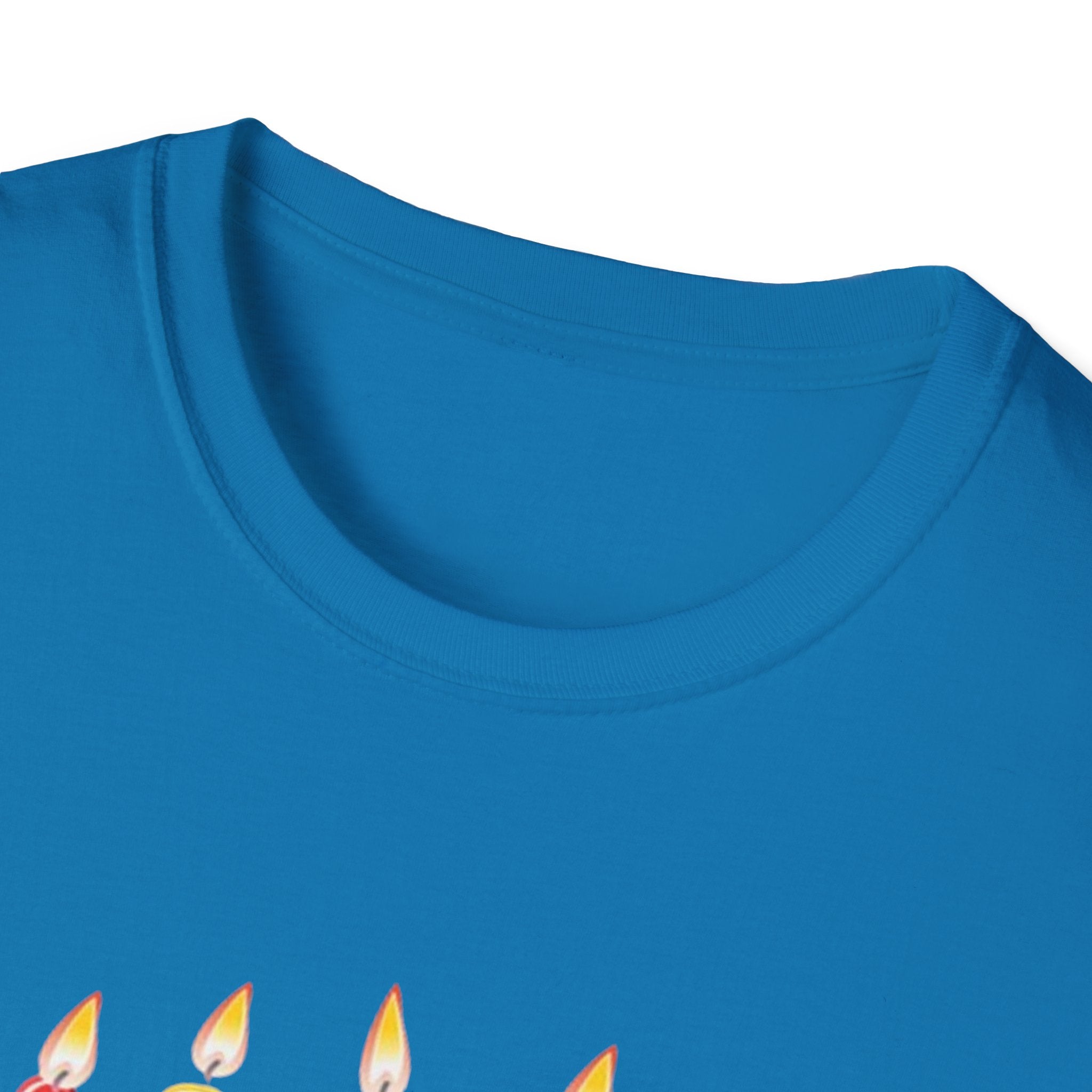 Happy Birthday Cake Unisex Softstyle T-Shirt Personalize It!