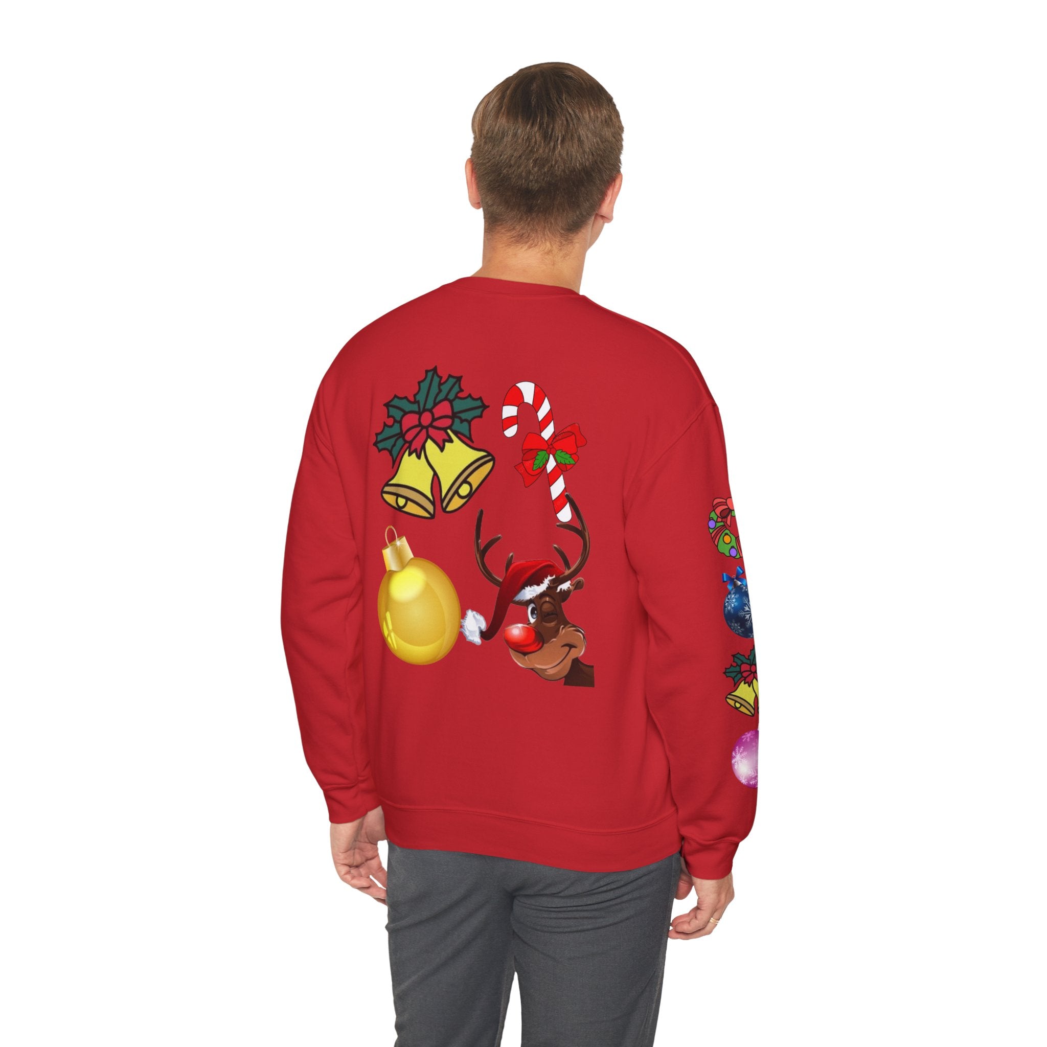 Festive Not-So-Ugly Christmas Unisex Heavy Blend™ Crewneck Sweatshirt